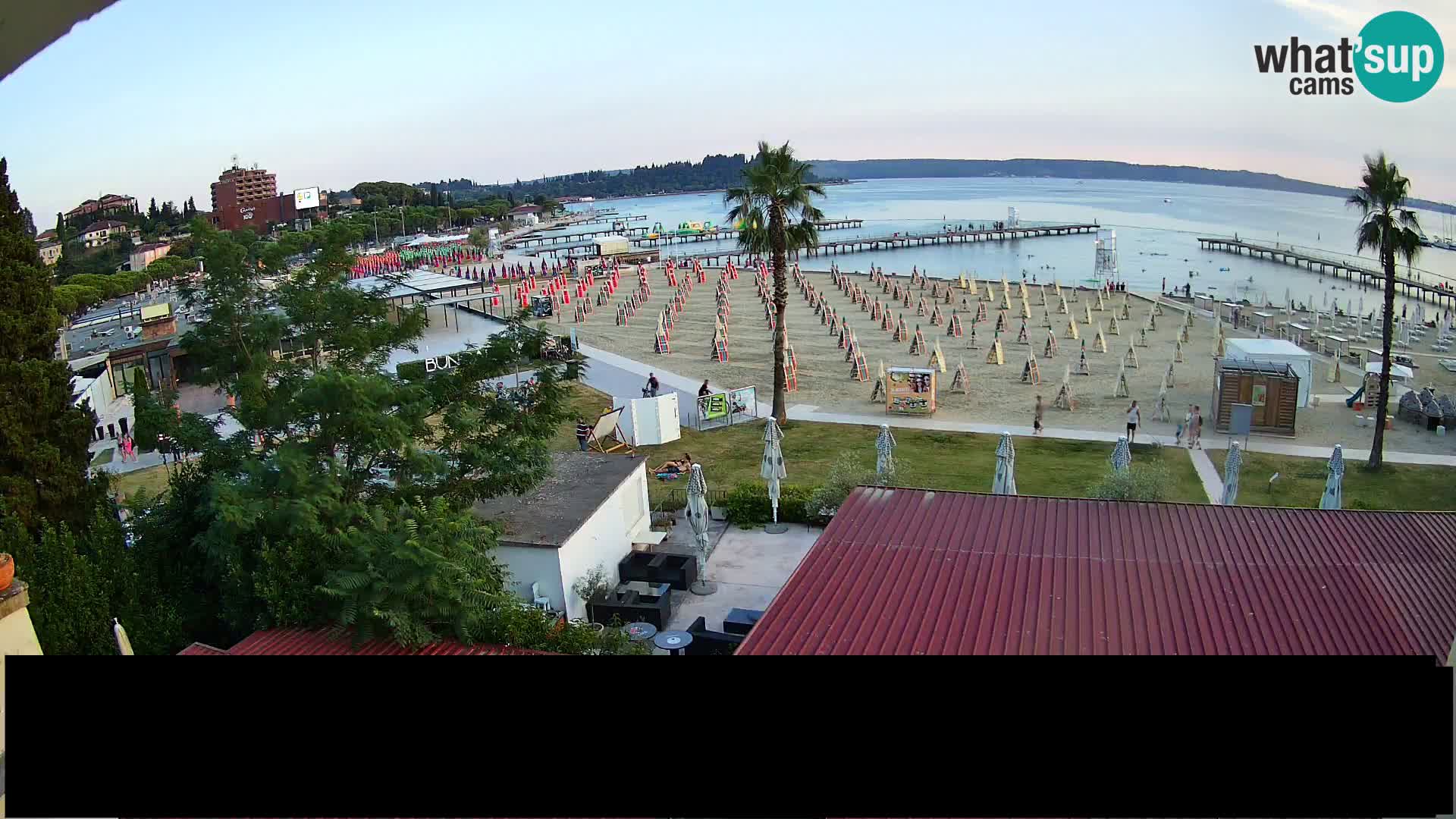 Webcam live Beach in Portorož