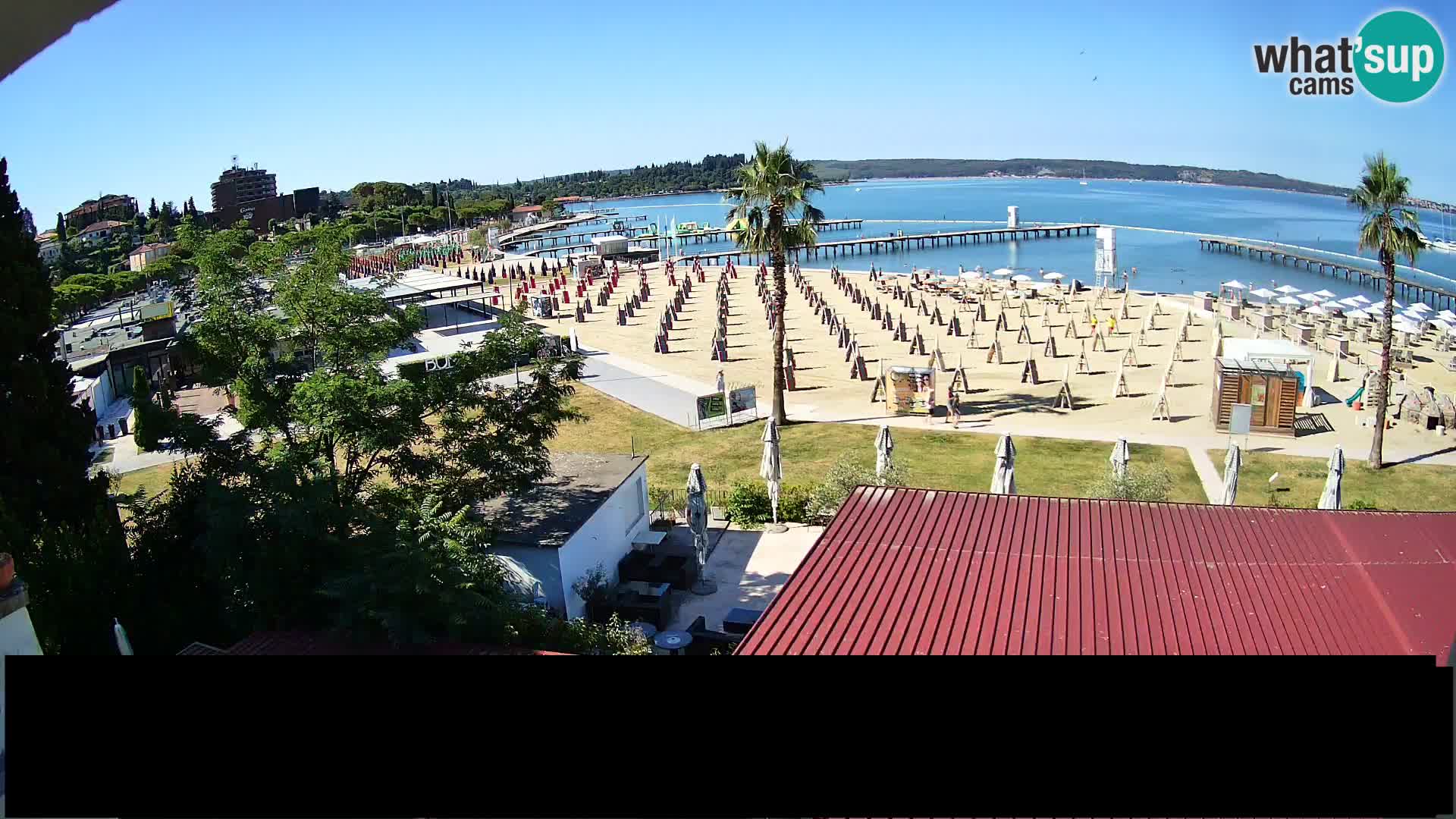 Webcam Live Strand in Portorož