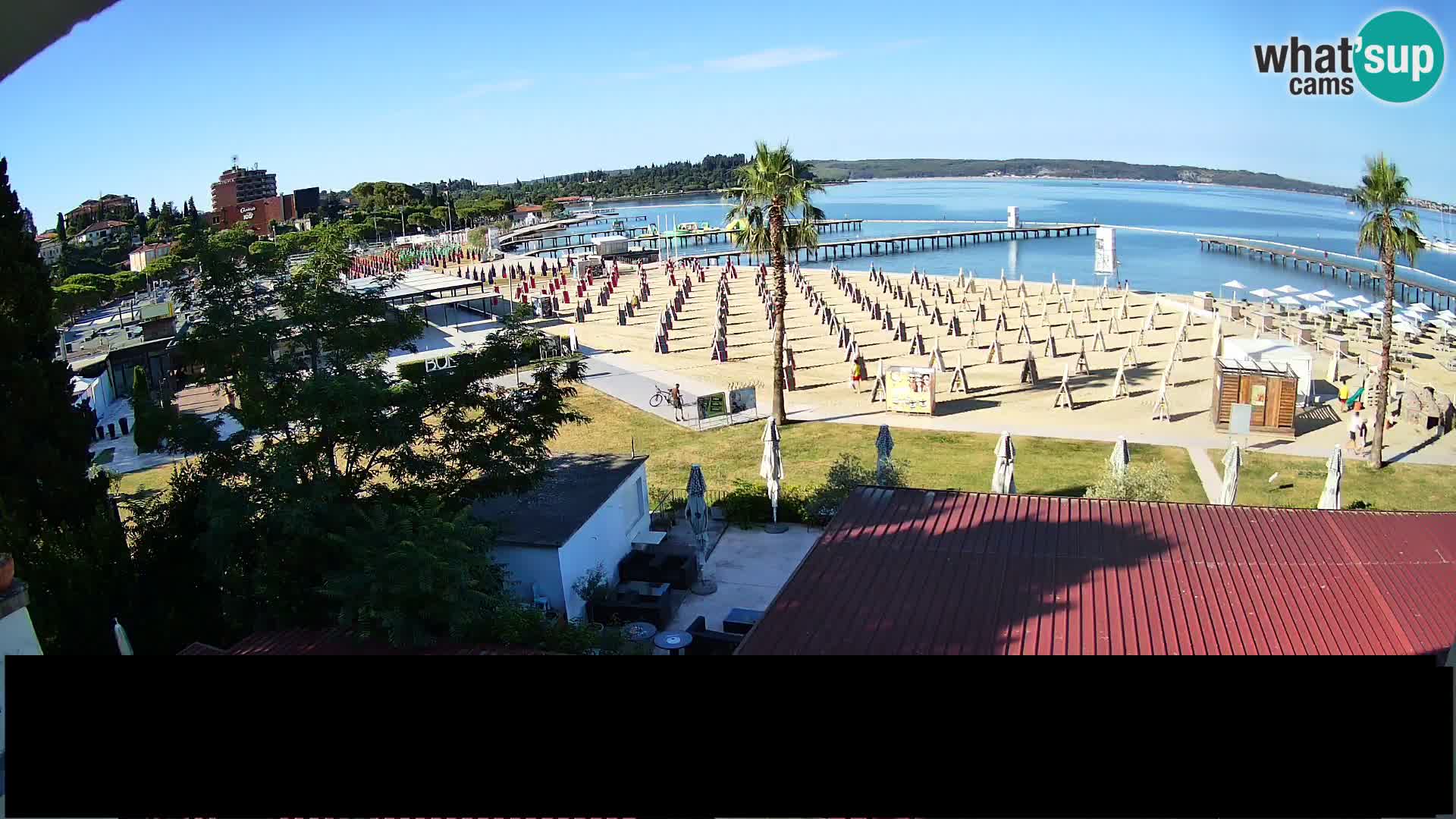 Livecam Portorož beach