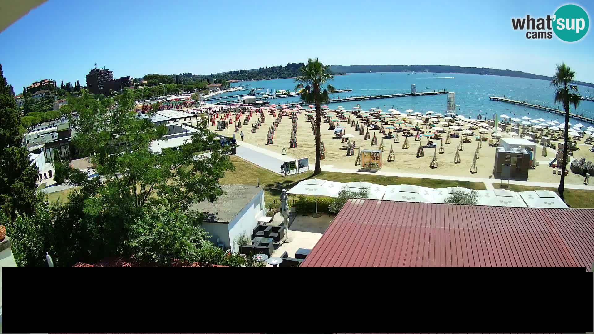 Webcam spiaggia Portorose – Caffe Karamela
