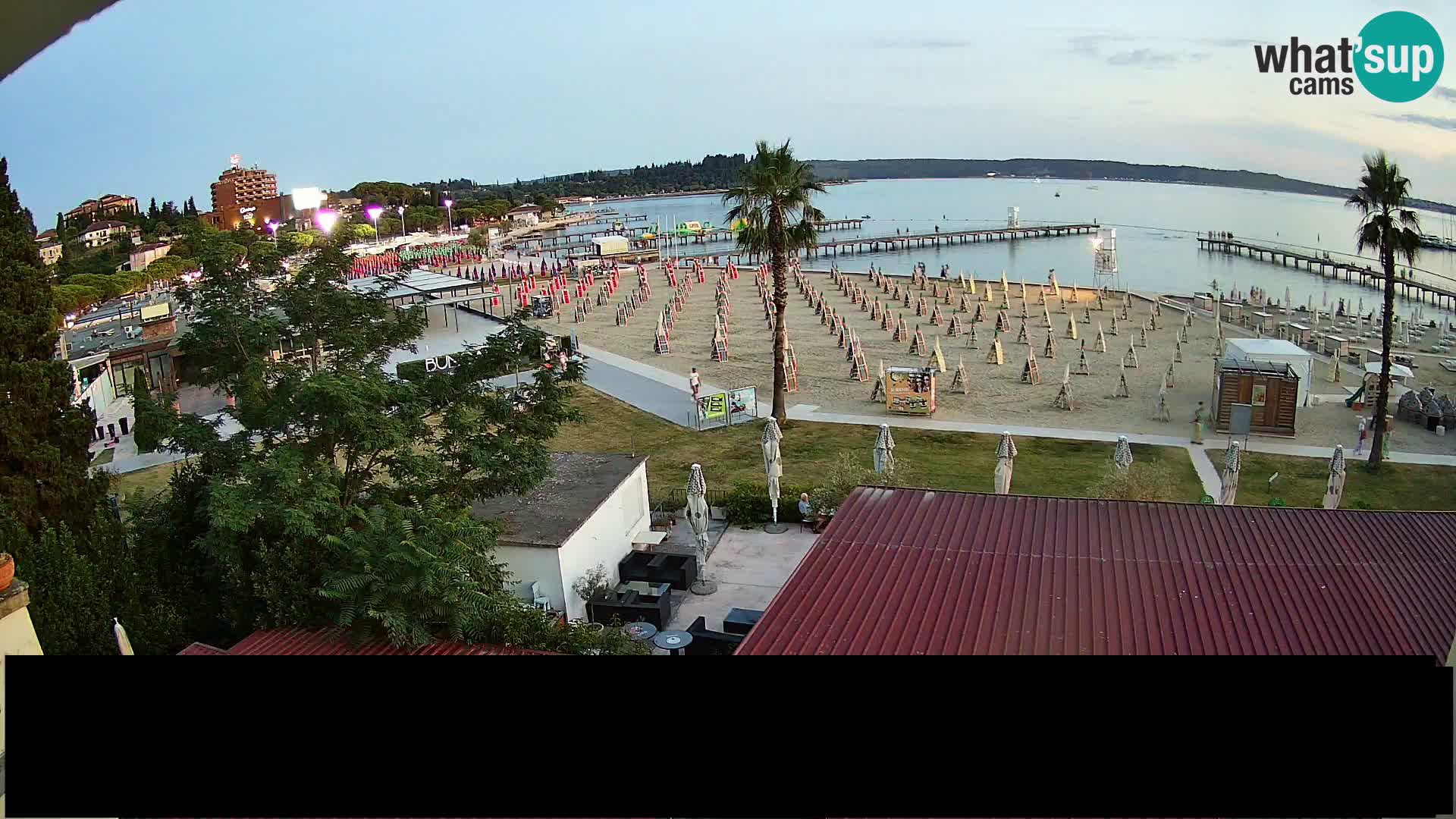 Spiaggia di Portorose live webcam