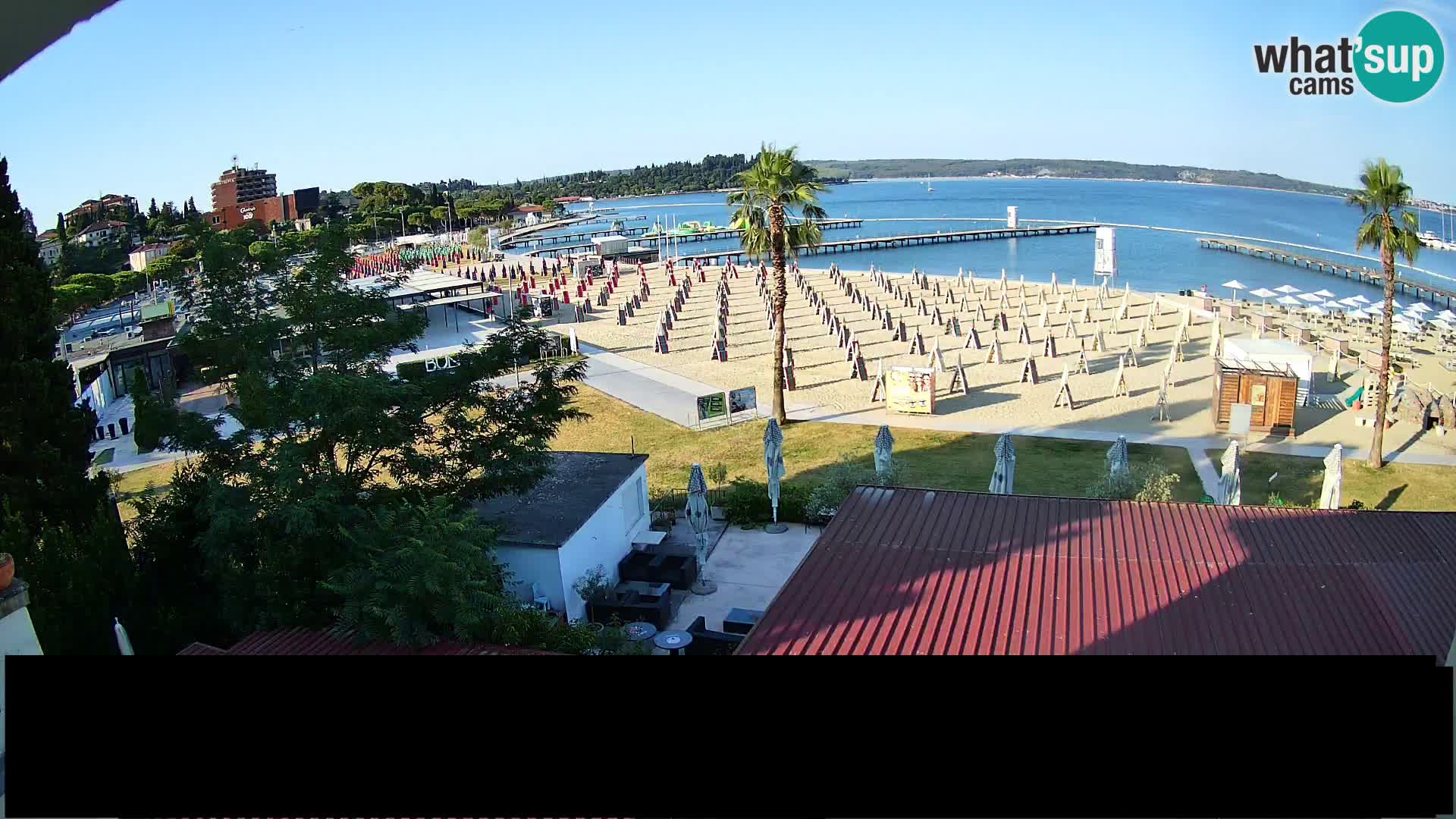 Livecam Portorož beach