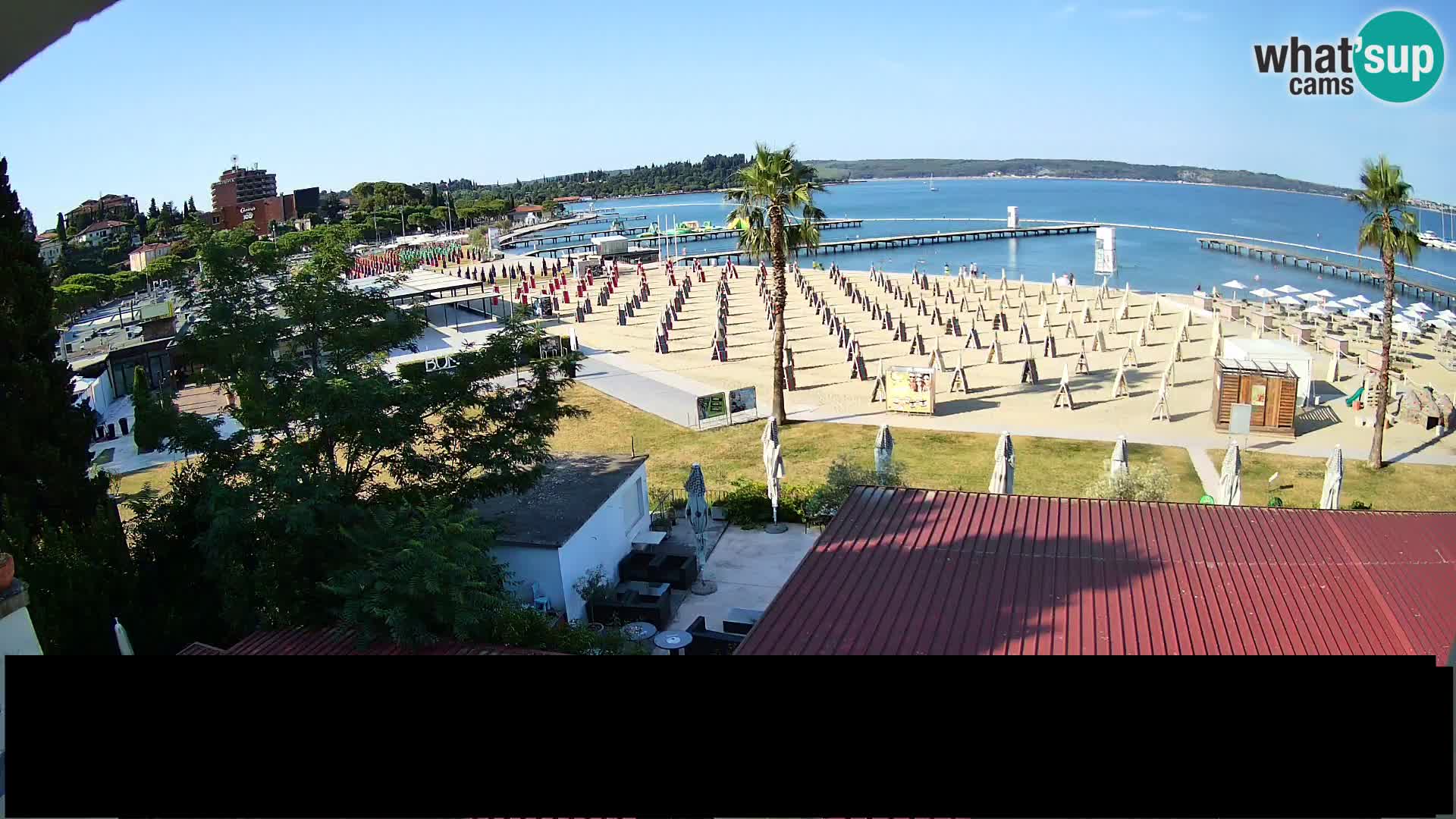 Webcam spiaggia Portorose – Caffe Karamela