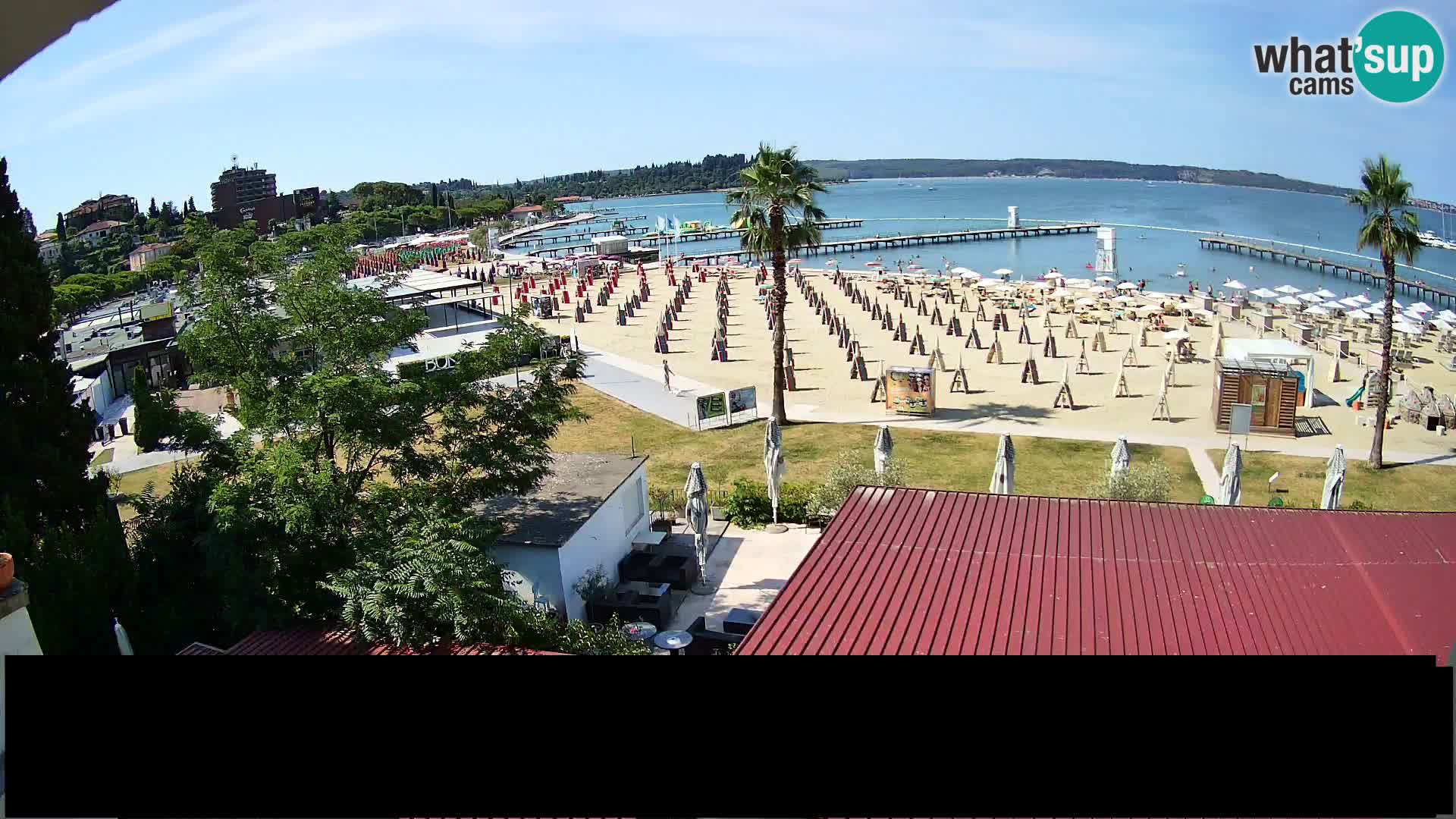 Webcam Live Plage à Portorož