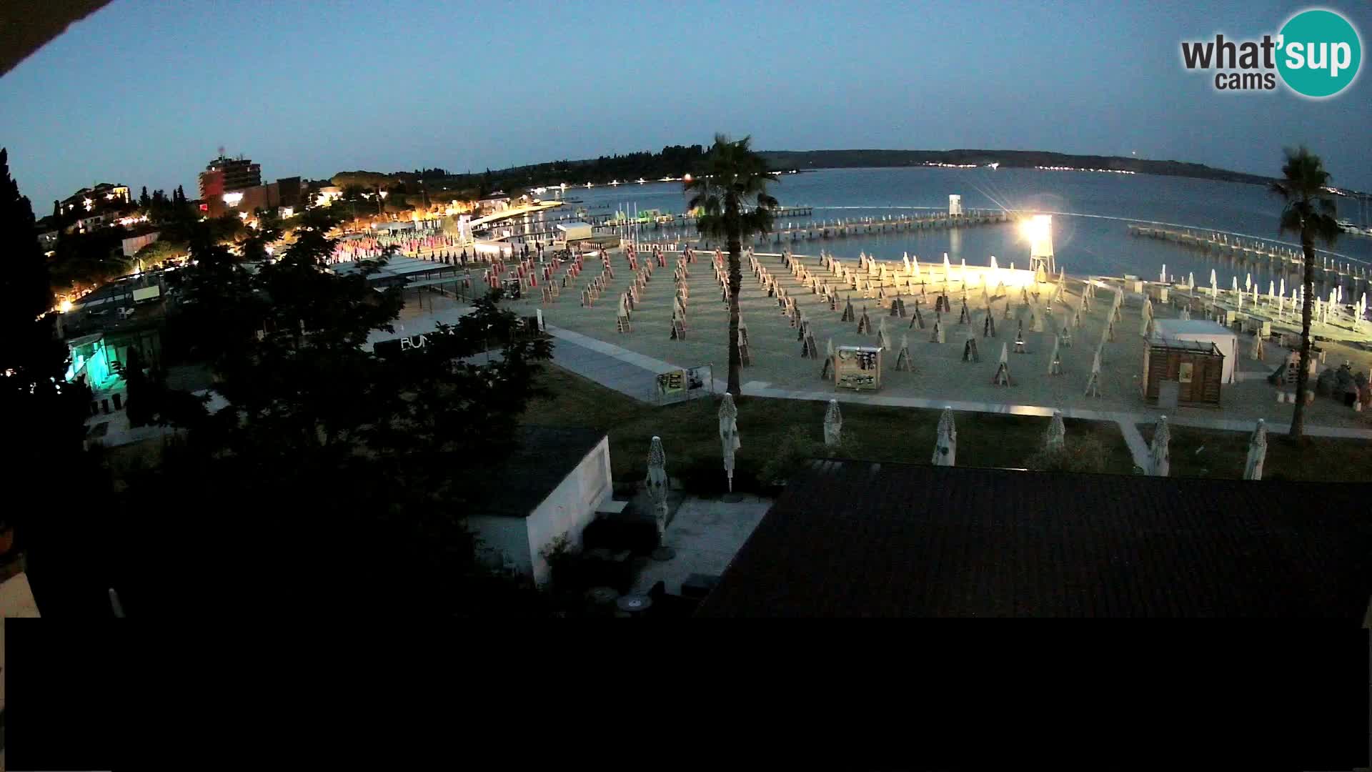 Webcam Live Playa de Portorož