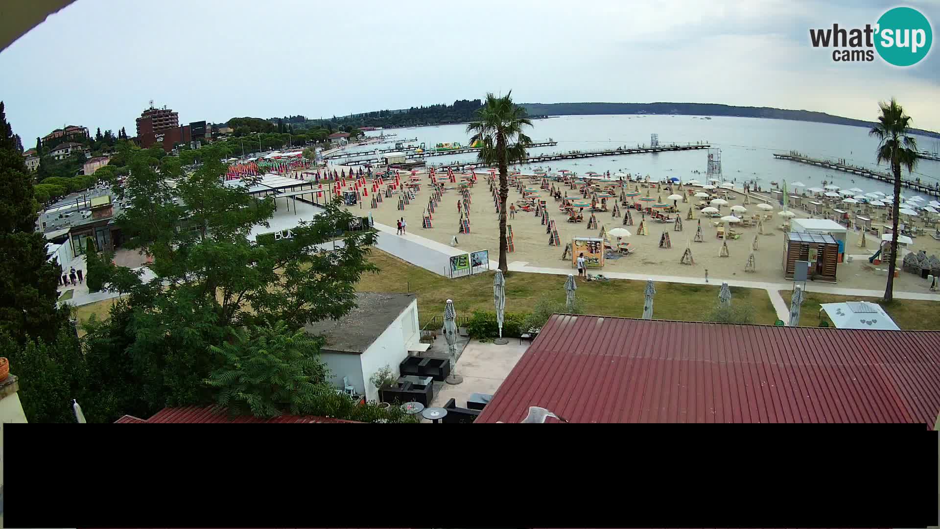 Spiaggia di Portorose live webcam