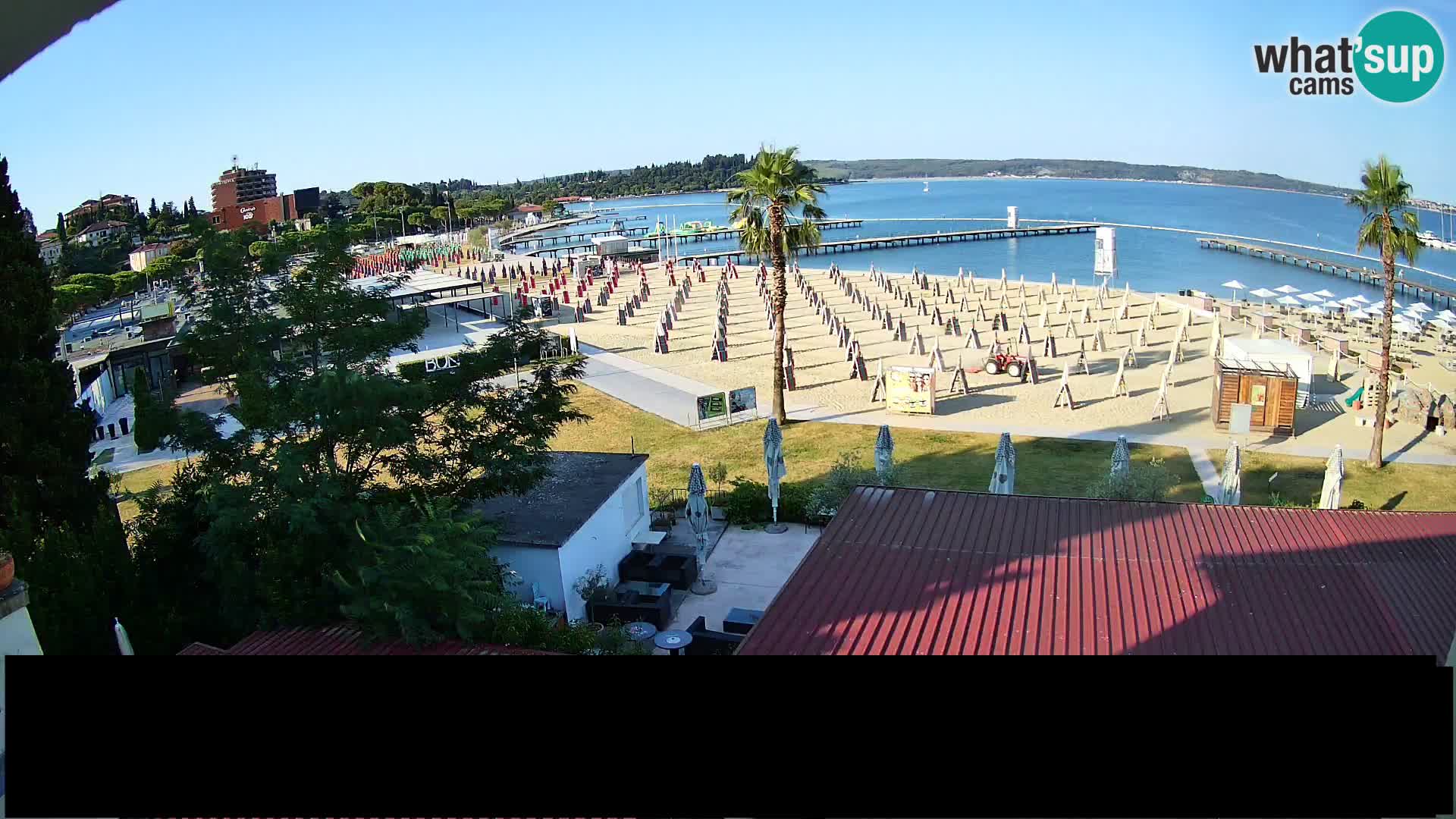Playa Portorož camera en vivo
