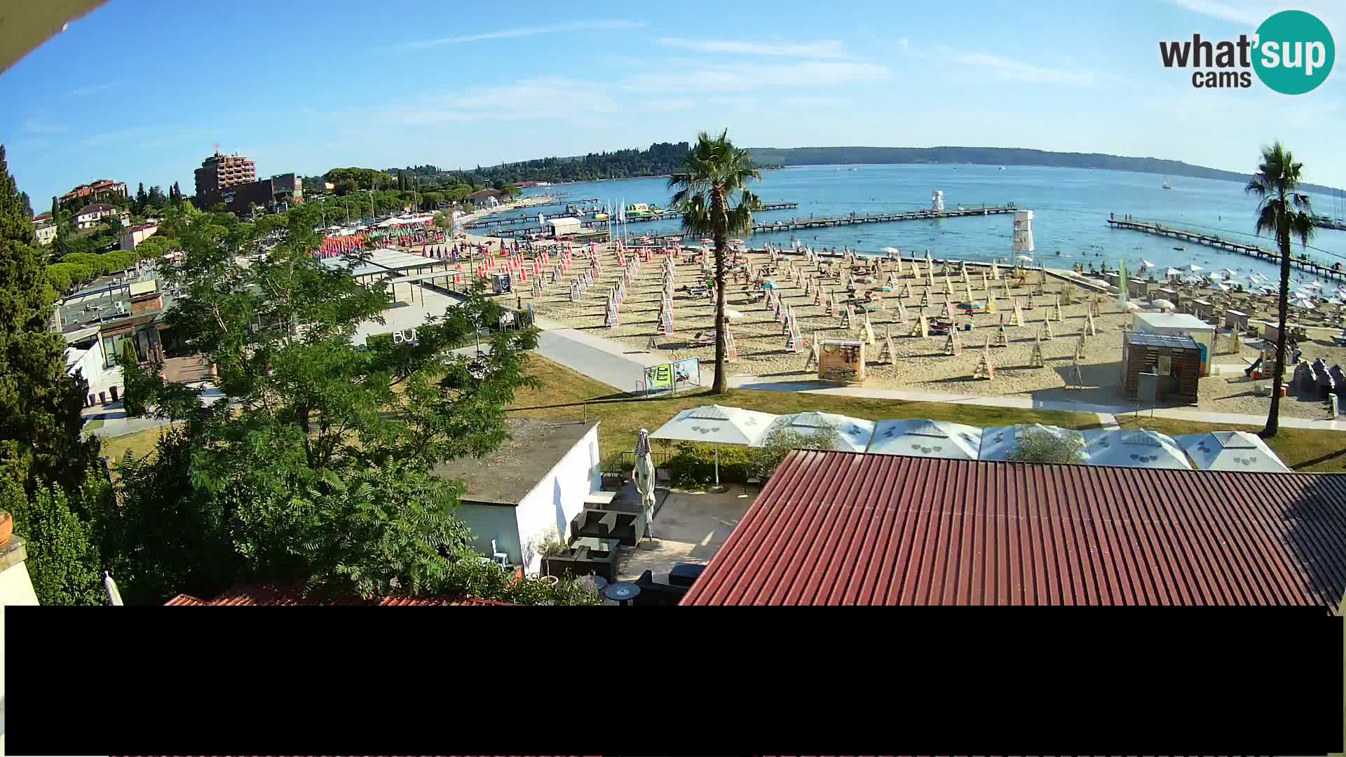 Webcam live Beach in Portorož