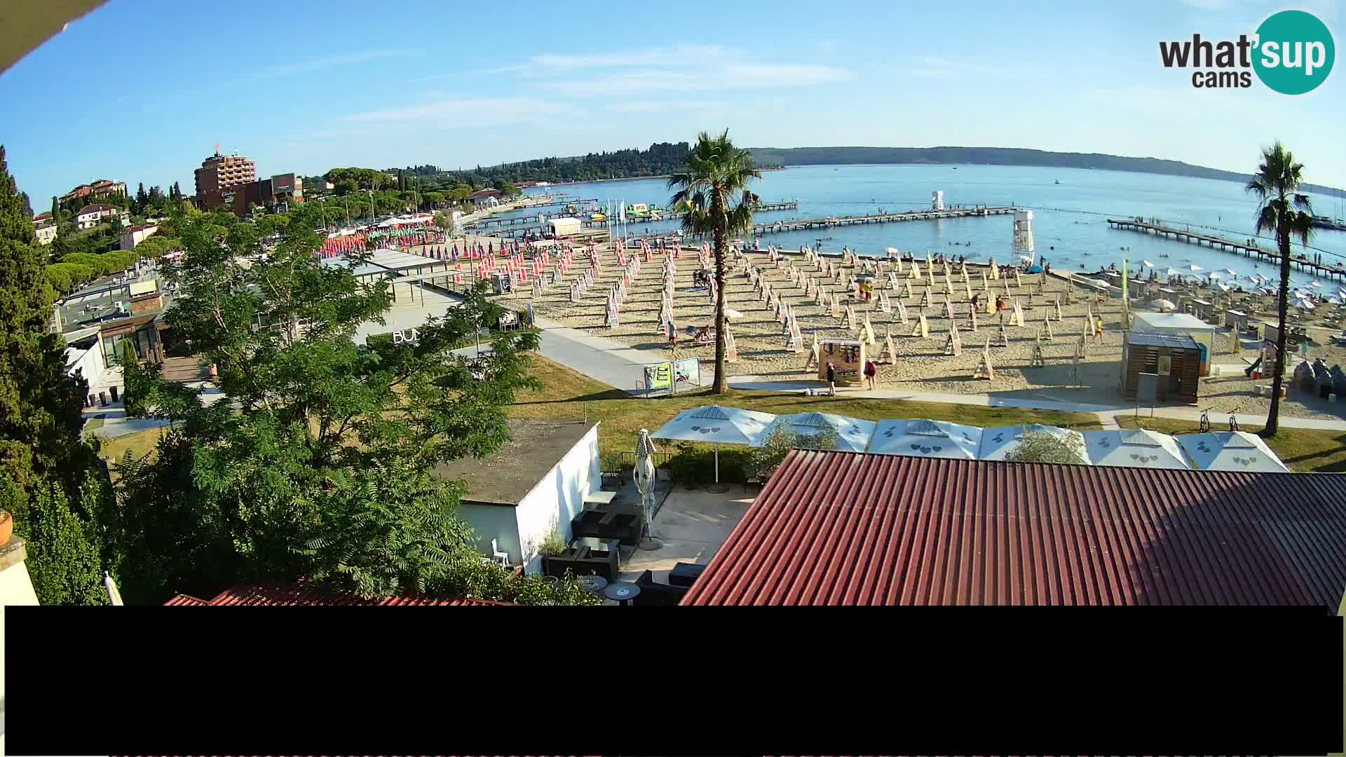 Plaža Portorož web kamera