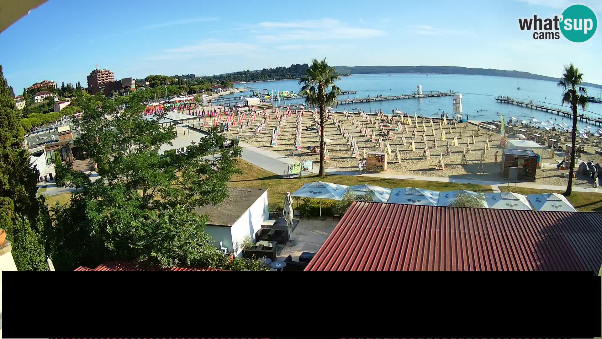 Webcam Live Strand in Portorož