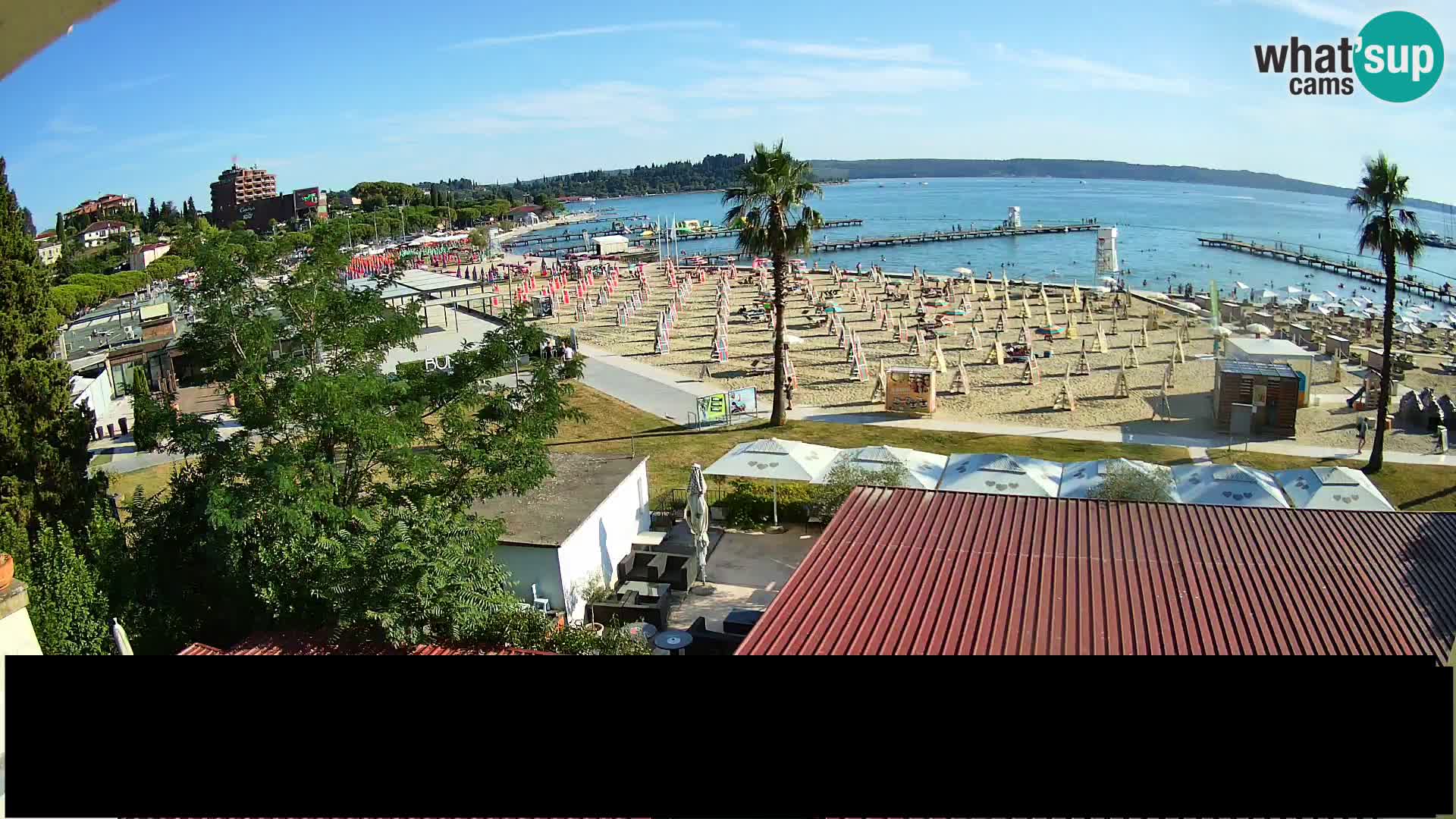 Plaža Portorož web kamera