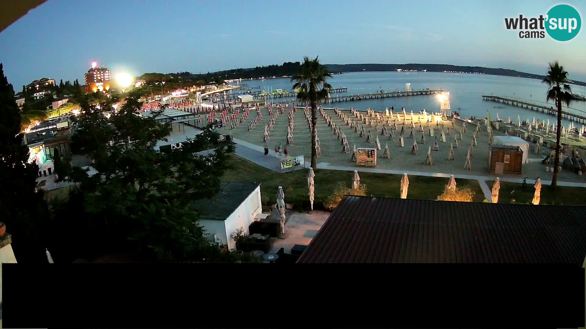 Webcam live Playa Portorož – Caffe Karamela