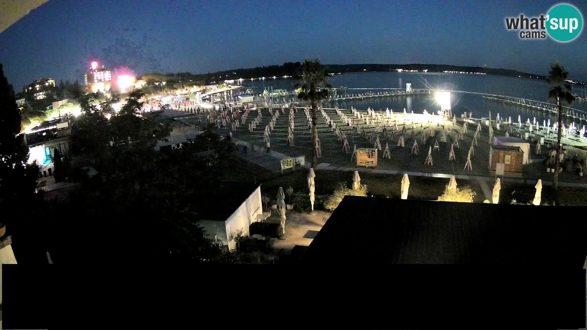 Webcam live Playa Portorož – Caffe Karamela