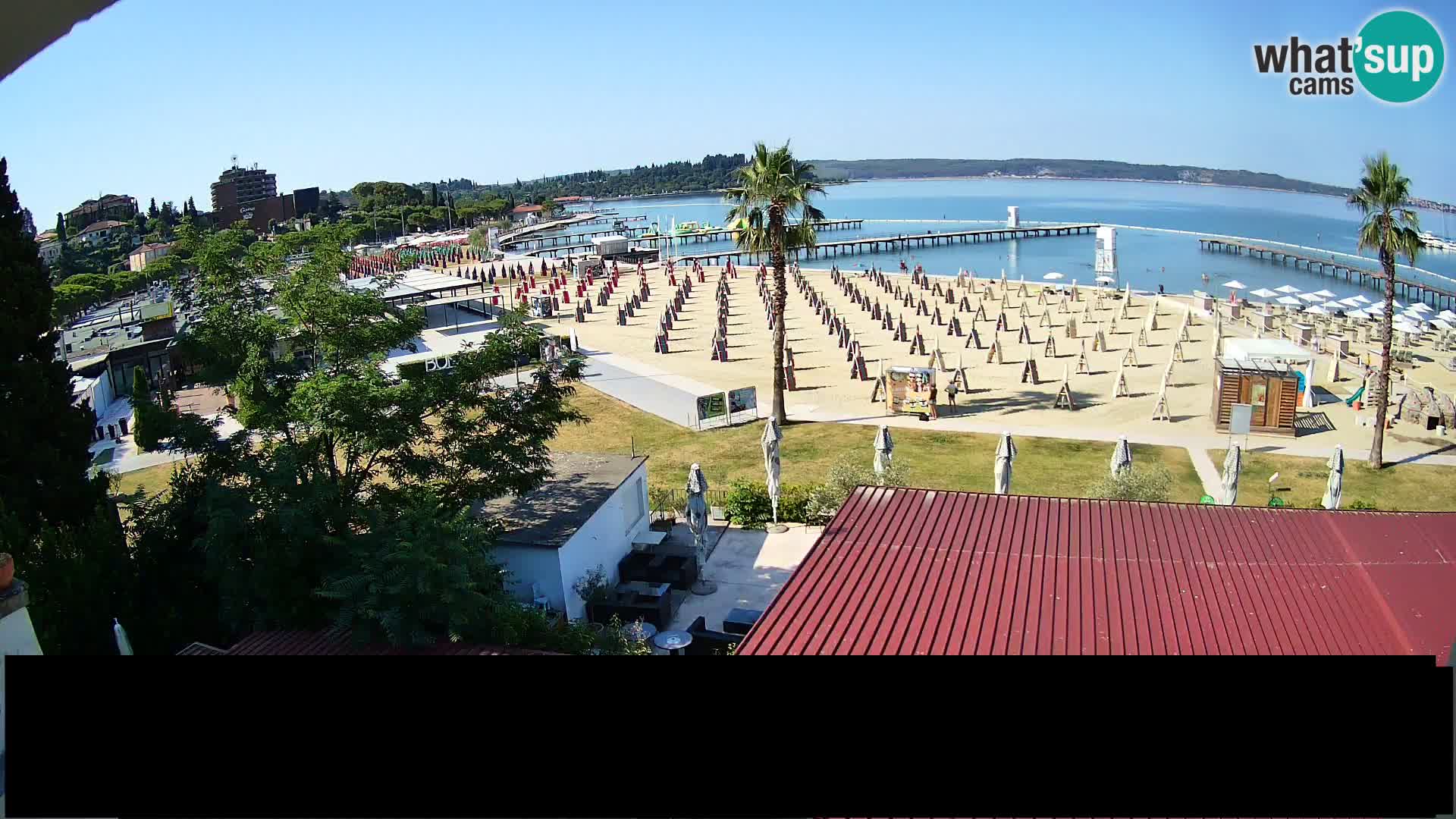 Spletna kamera Plaža Portorož