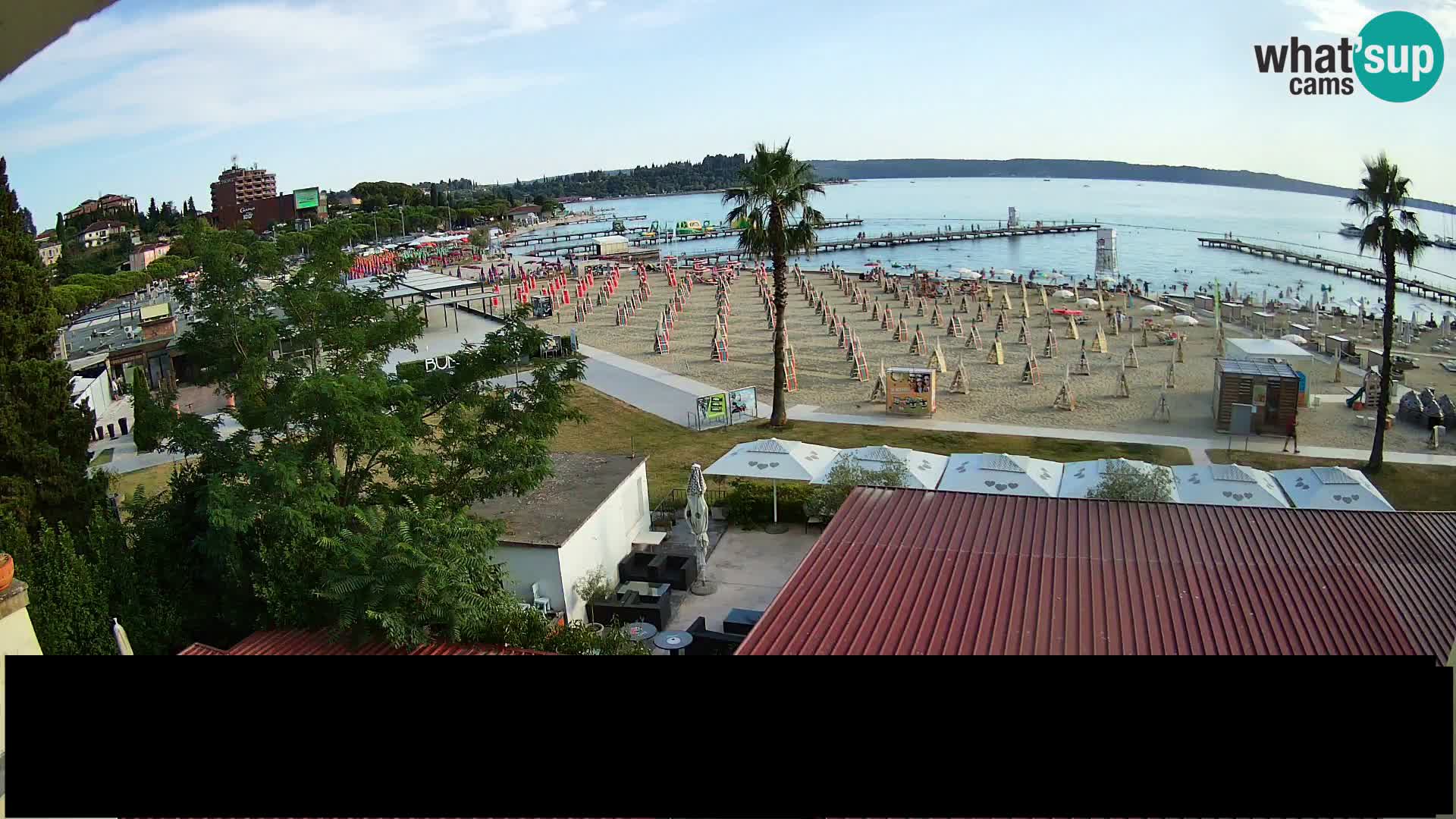 Webcam Live Spiaggia di Portorose