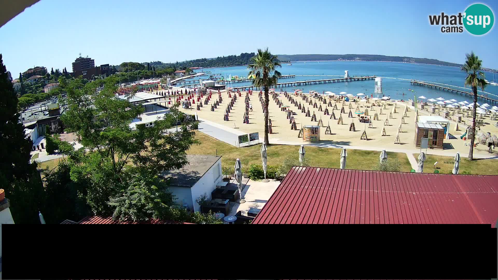 Webcam spiaggia Portorose – Caffe Karamela