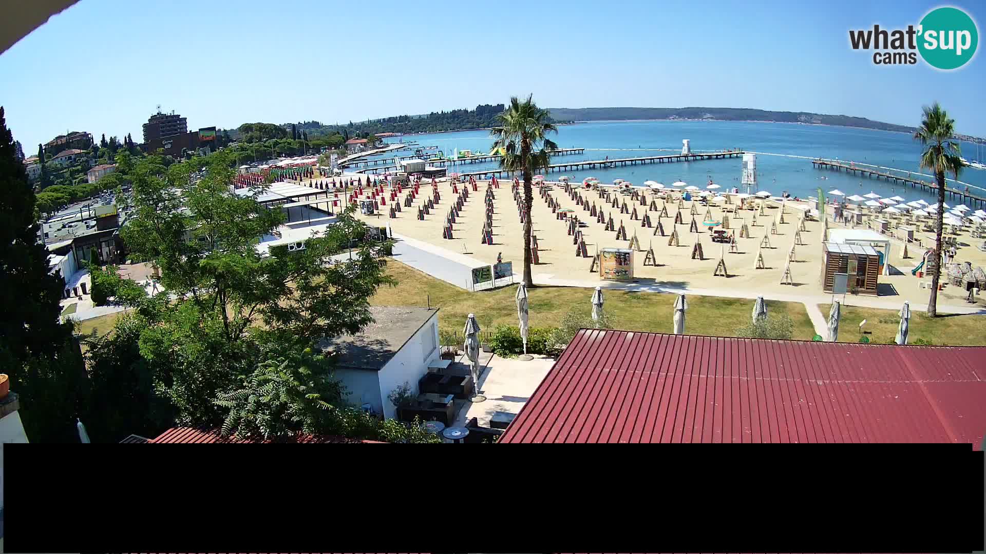 Webcam spiaggia Portorose – Caffe Karamela