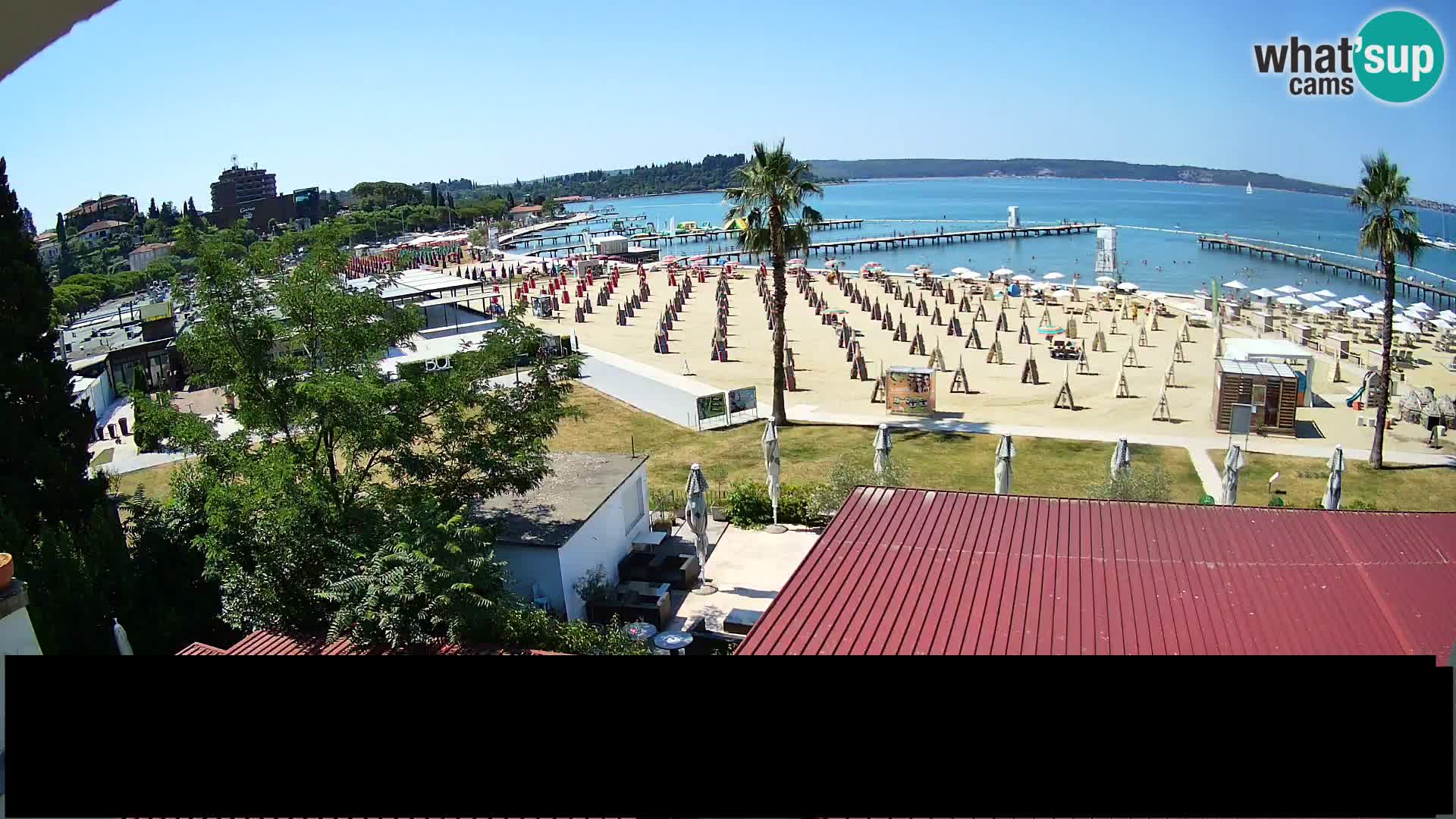 Spletna kamera plaža Portorož