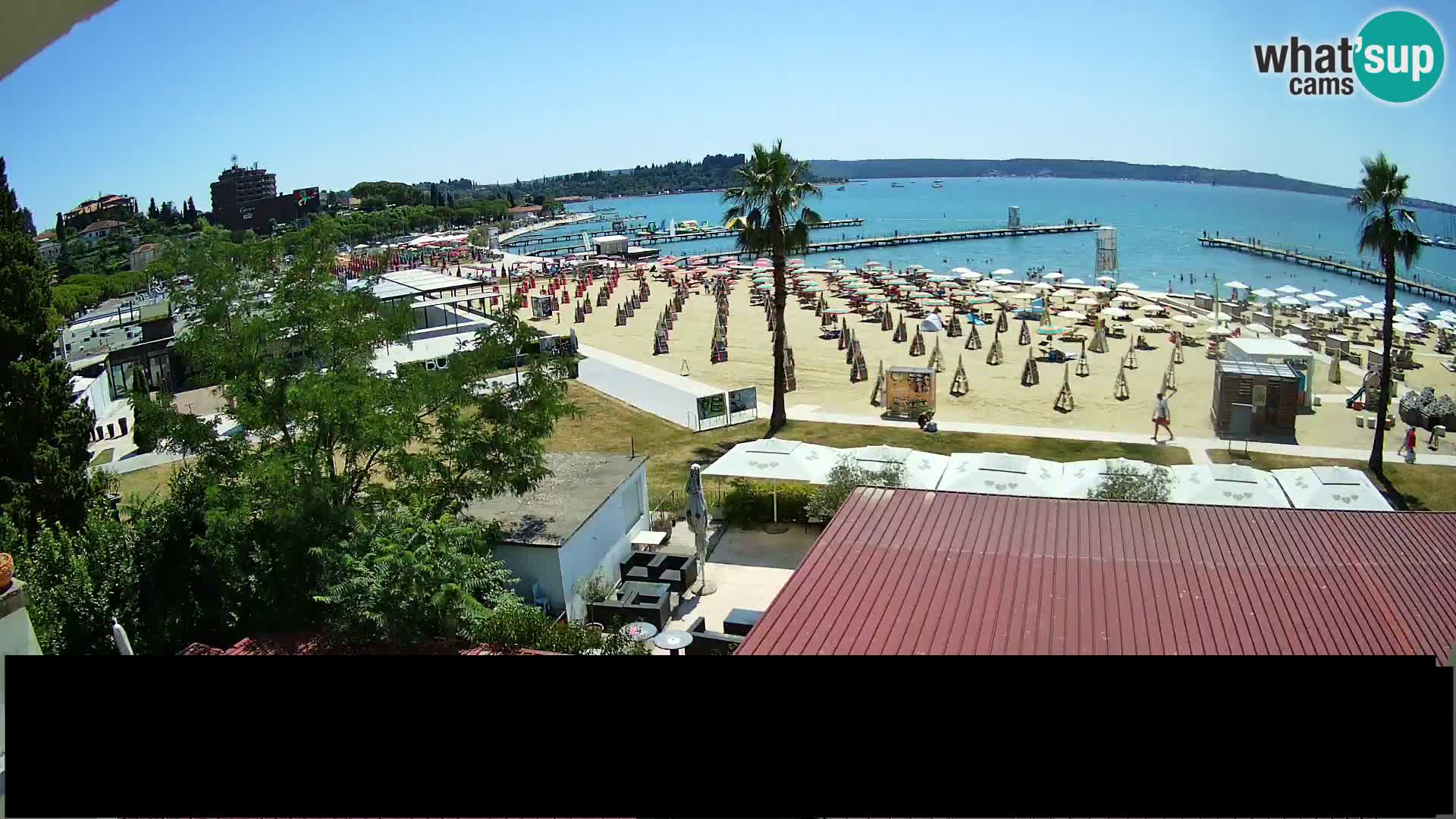Plaža Portorož web kamera