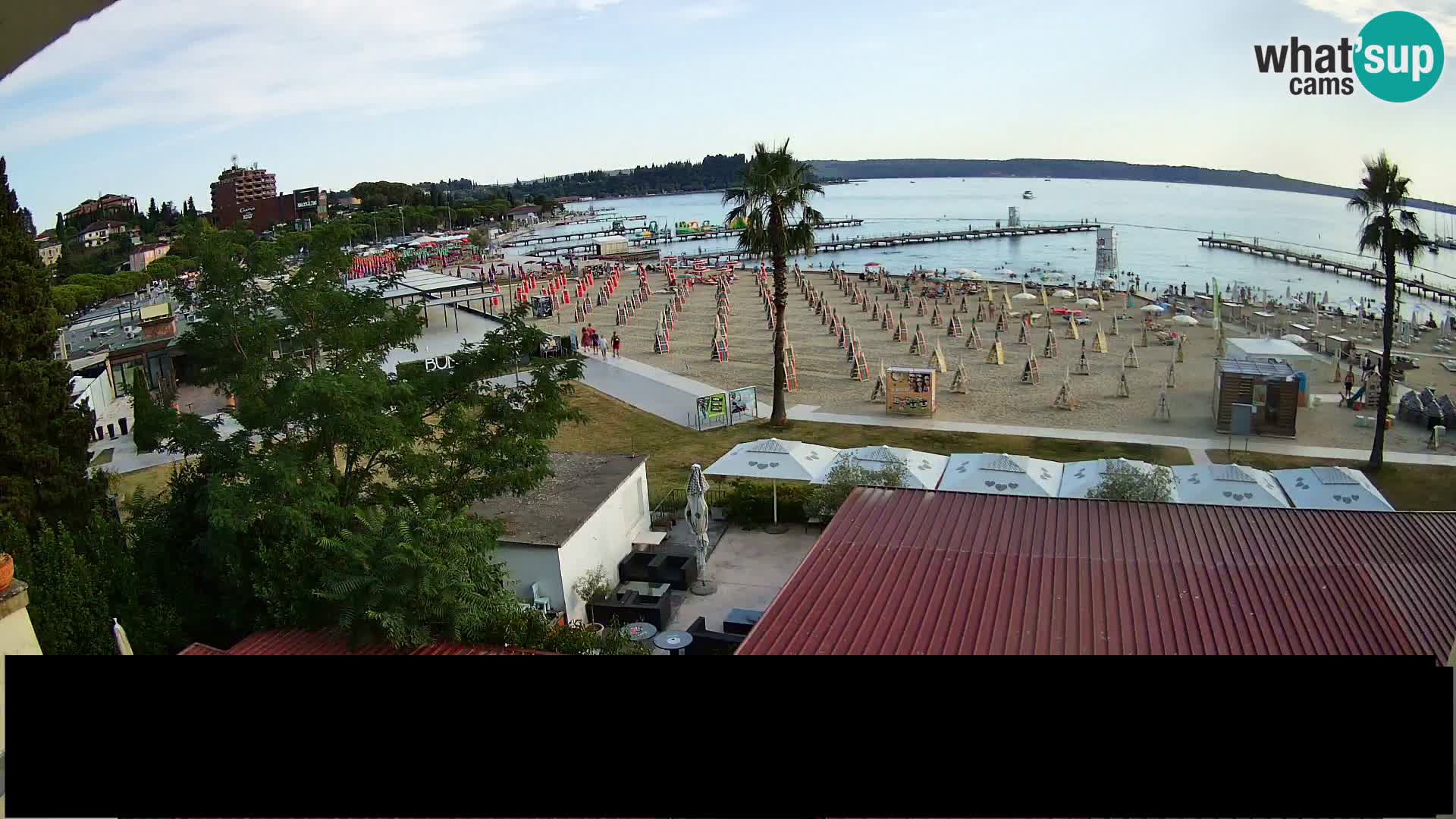 Spiaggia di Portorose live webcam