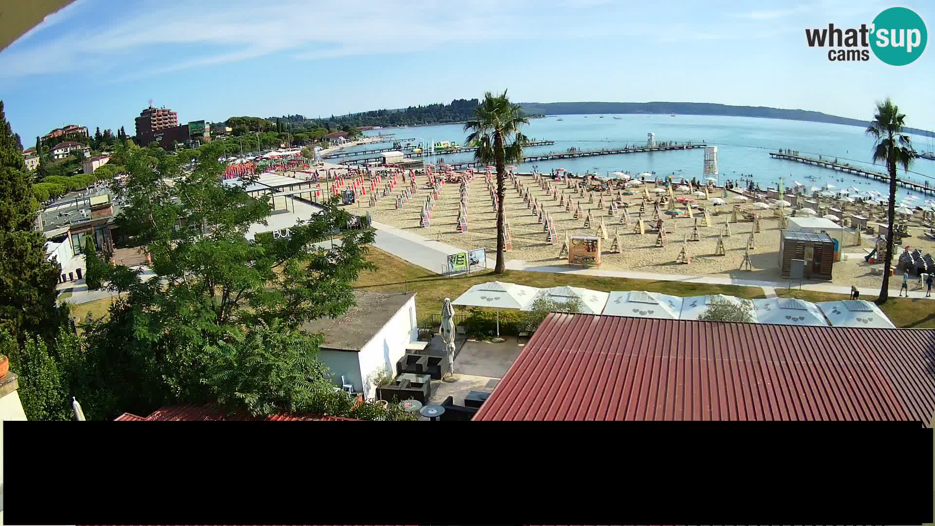 Spletna kamera plaža Portorož