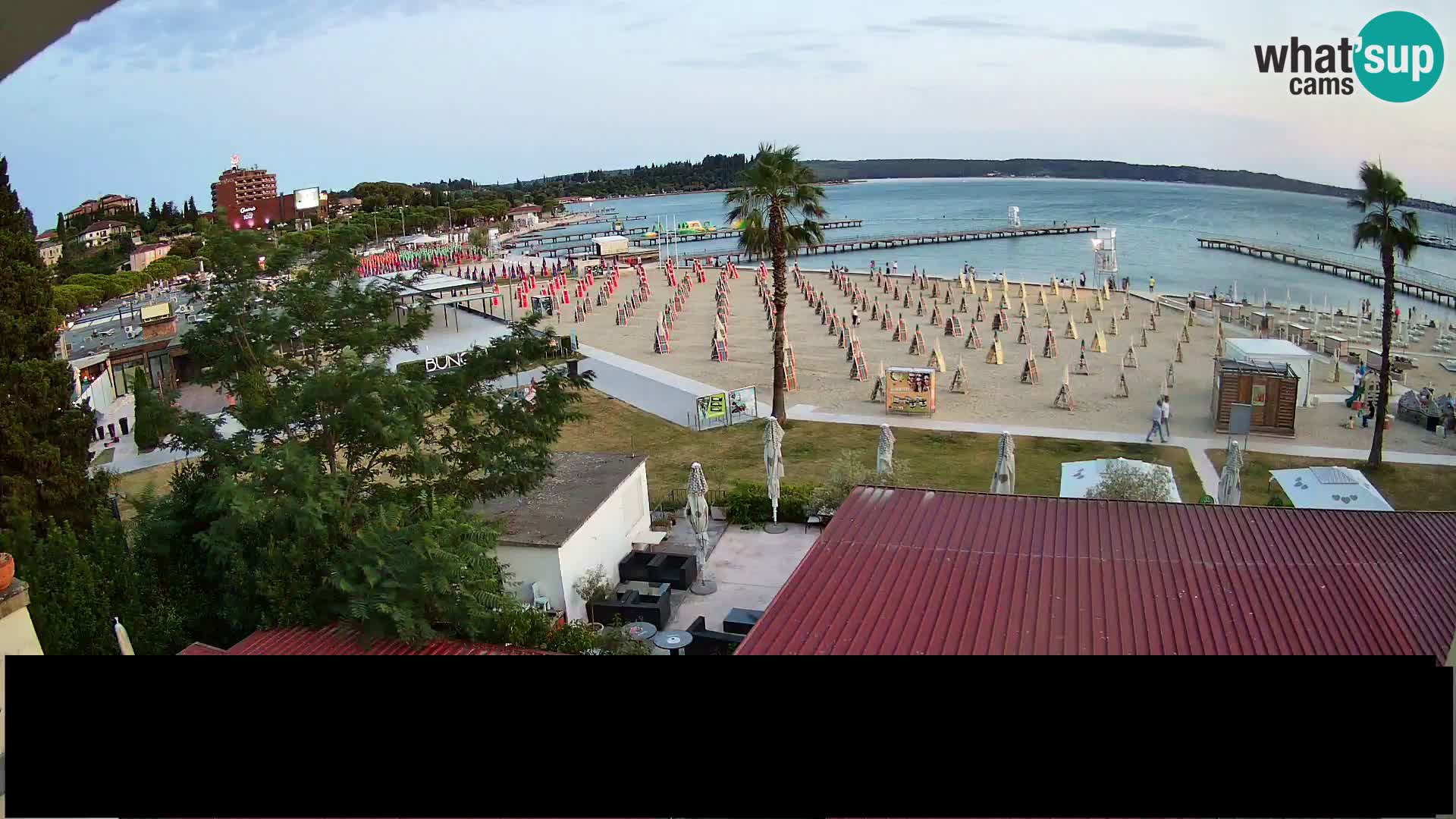 Webcam live Plage Portorož – Caffe Karamela