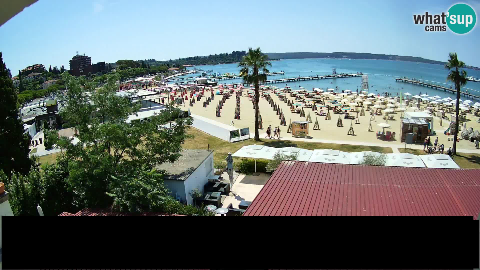 Webcam live Beach in Portorož