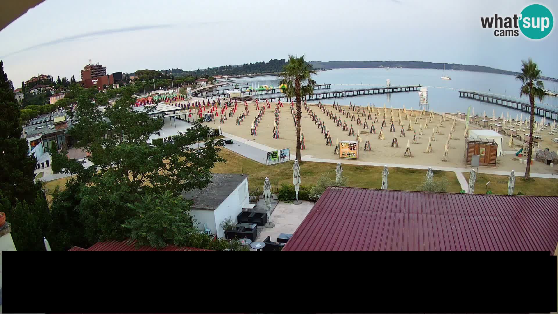 Webcam Portorož Strand – Karamela bar