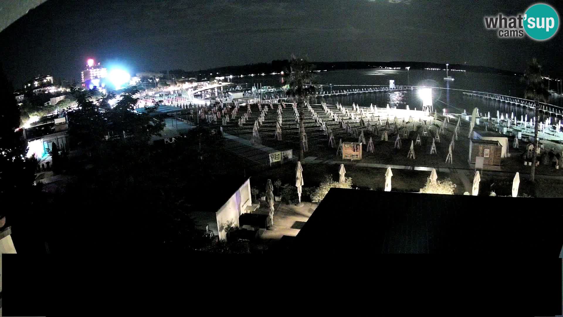 Spiaggia di Portorose live webcam