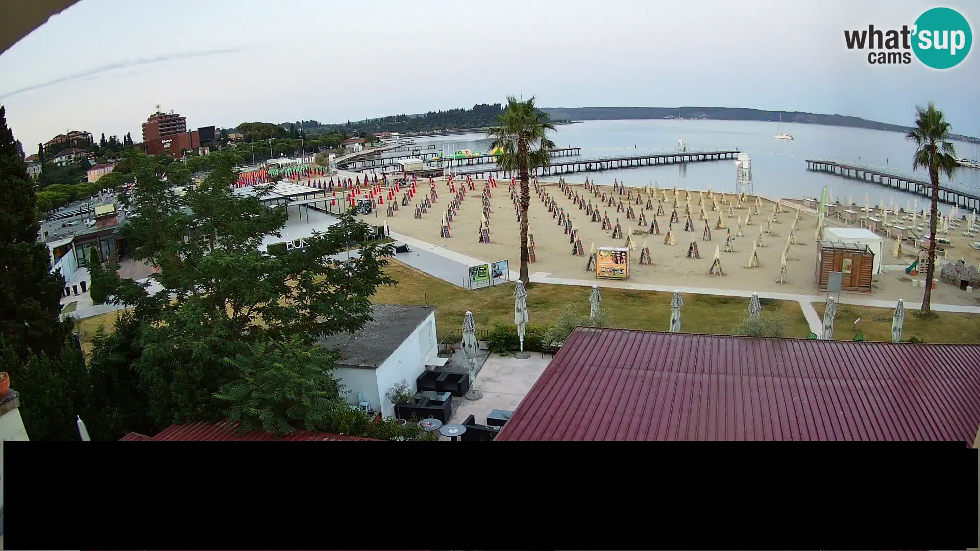 Web kamera Portorož plaža – Kavarna Karamela