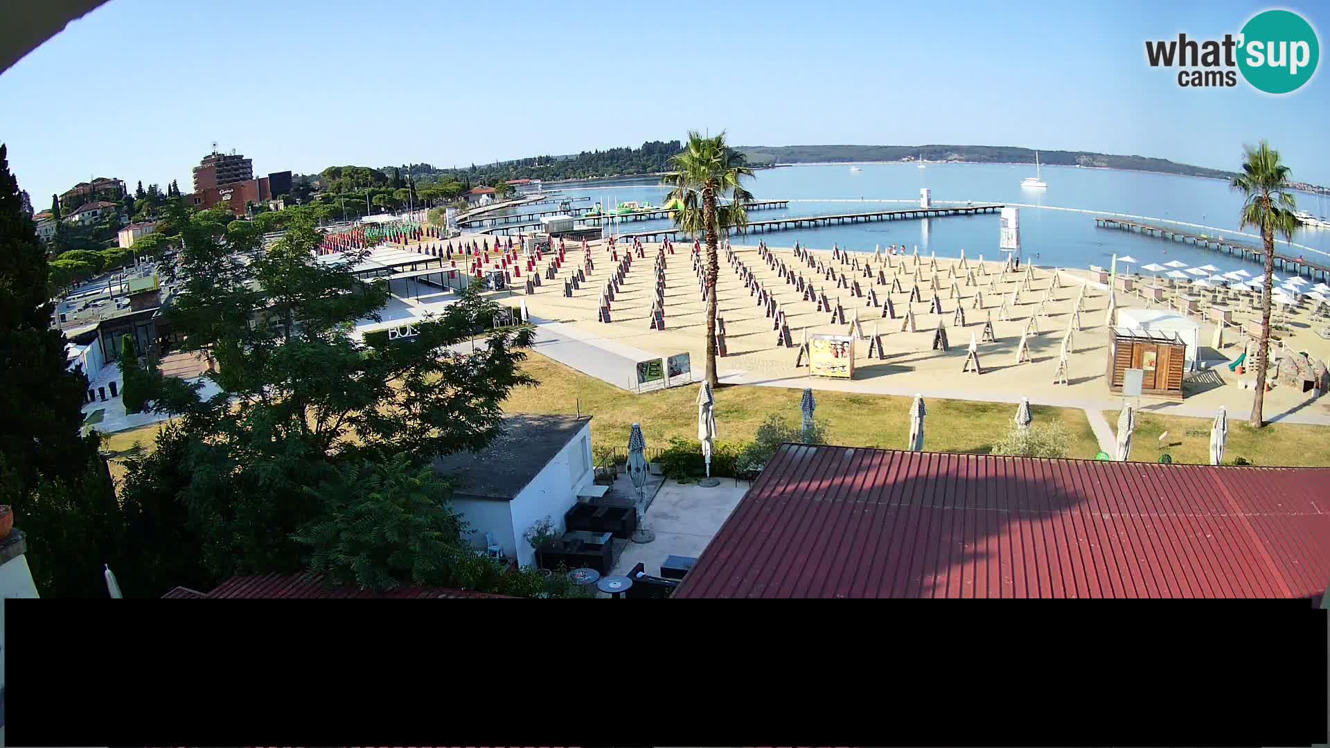 Plaža Portorož web kamera