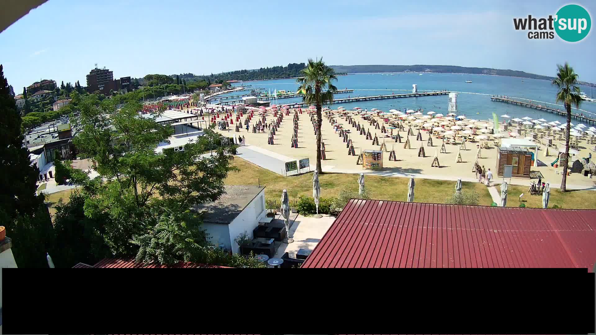 Livecam Portorož beach