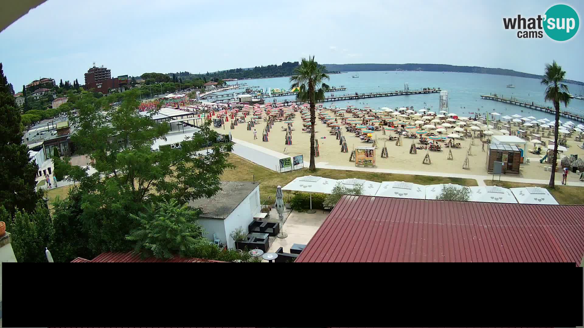 Livecam Portorož beach