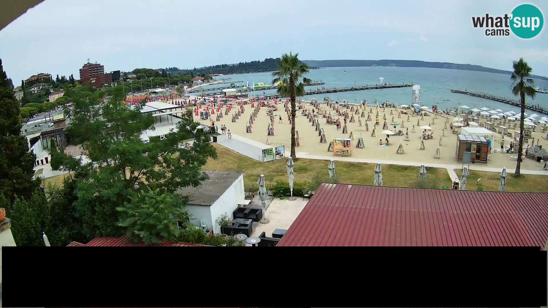 Webcam Live Playa de Portorož