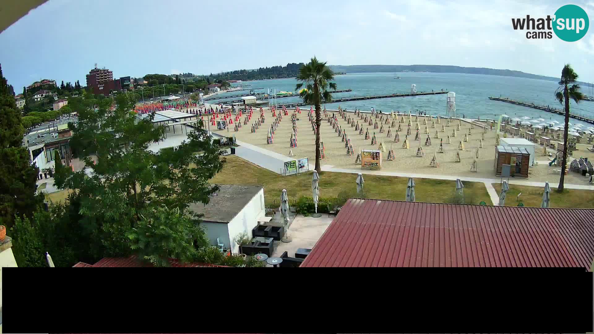 Web kamera Portorož plaža – Kavarna Karamela