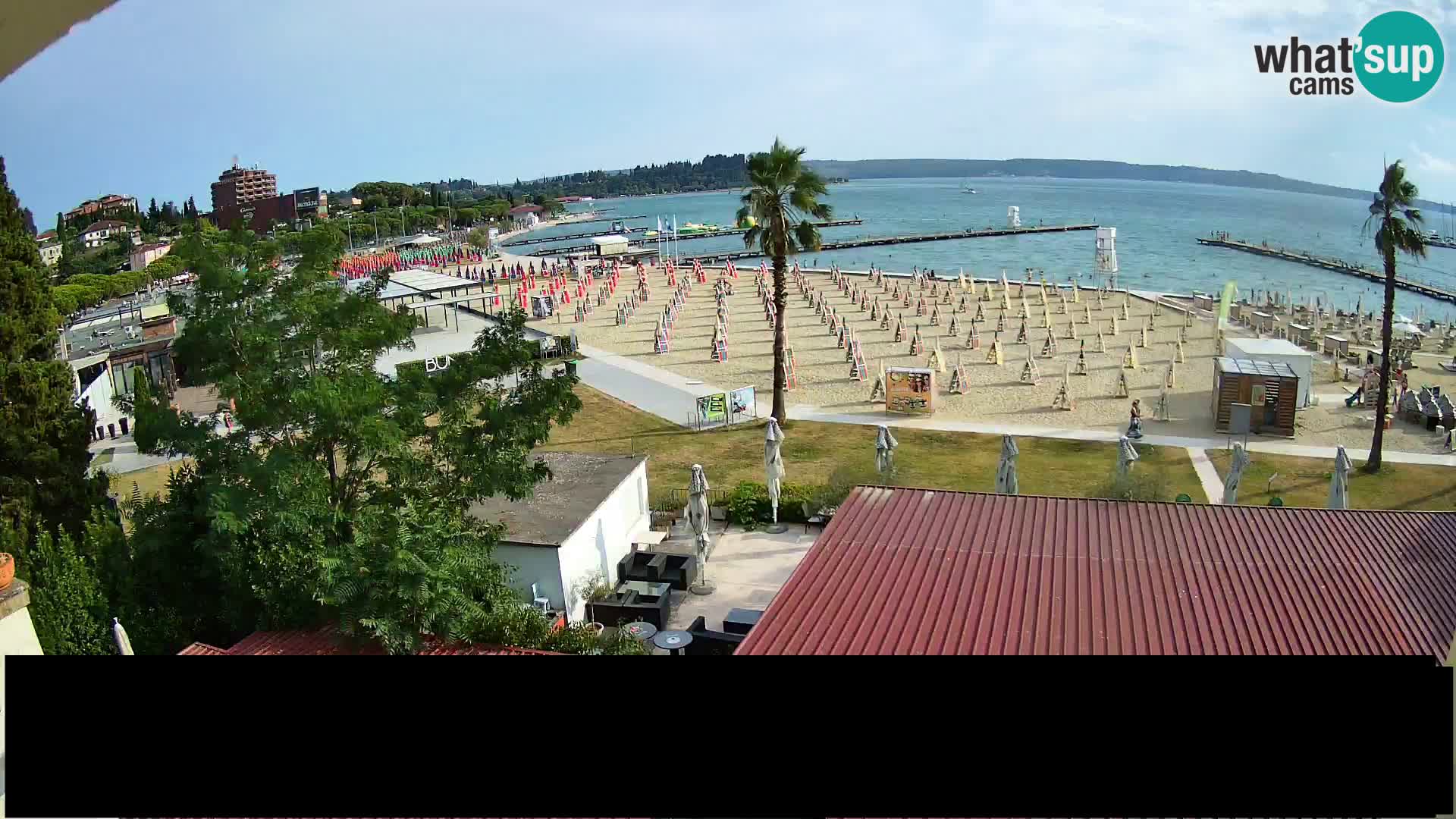 Web Kamera Plaža u Portorožu