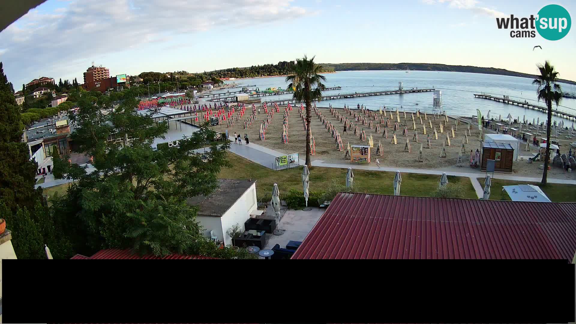 Webcam Live Strand in Portorož