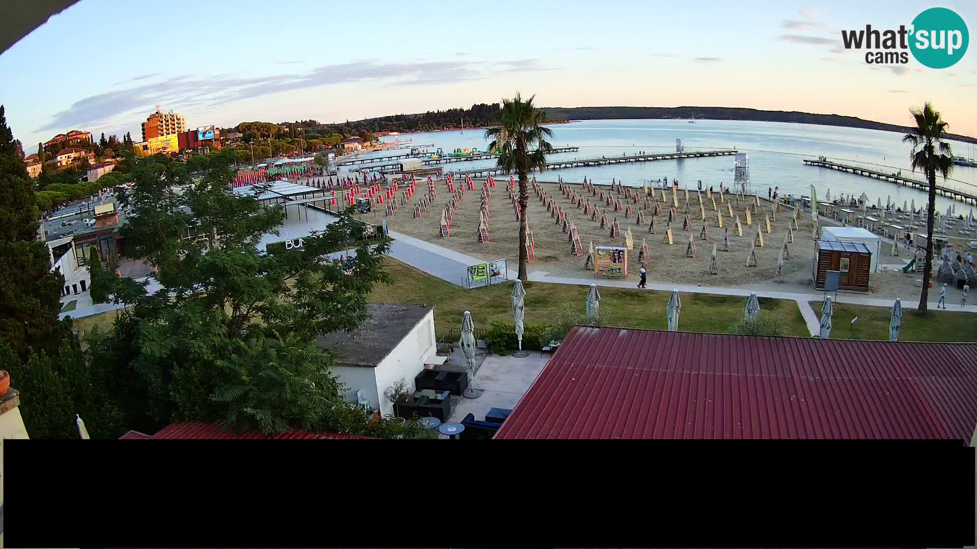 Webcam Live Strand in Portorož