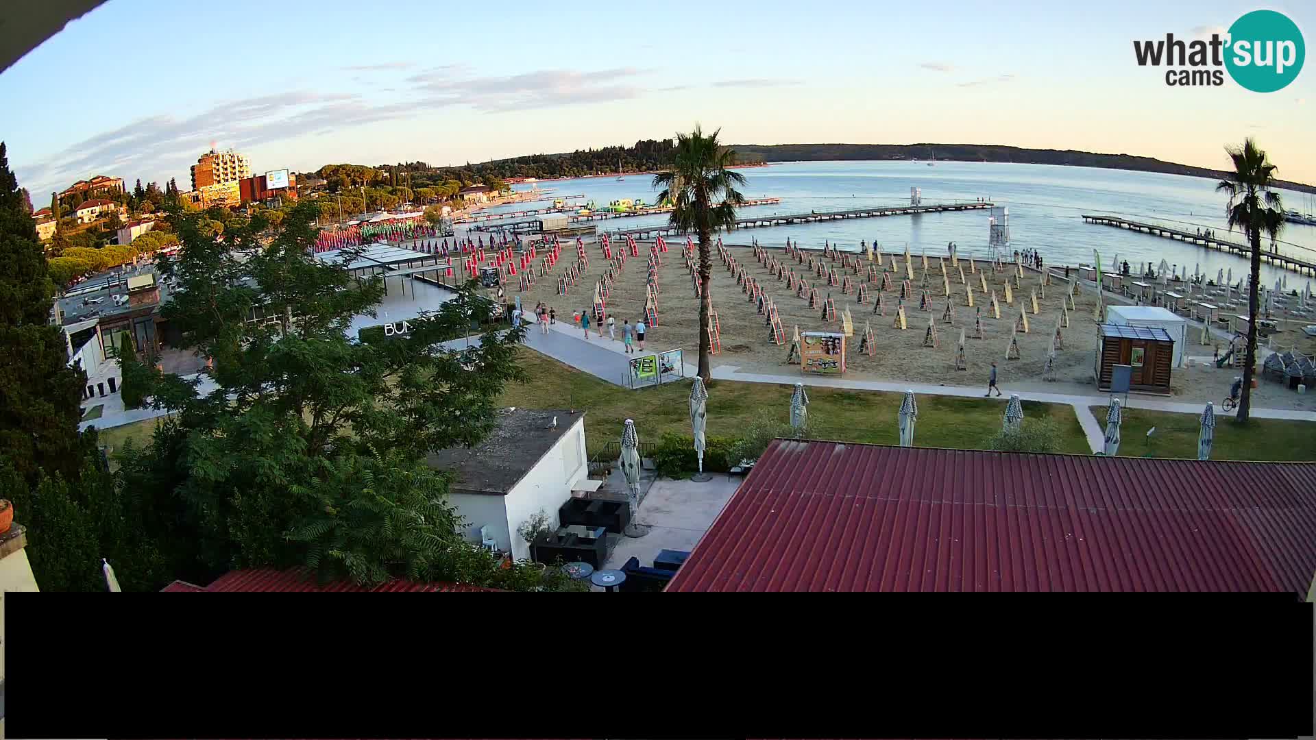 Webcam Portorož Strand – Karamela bar