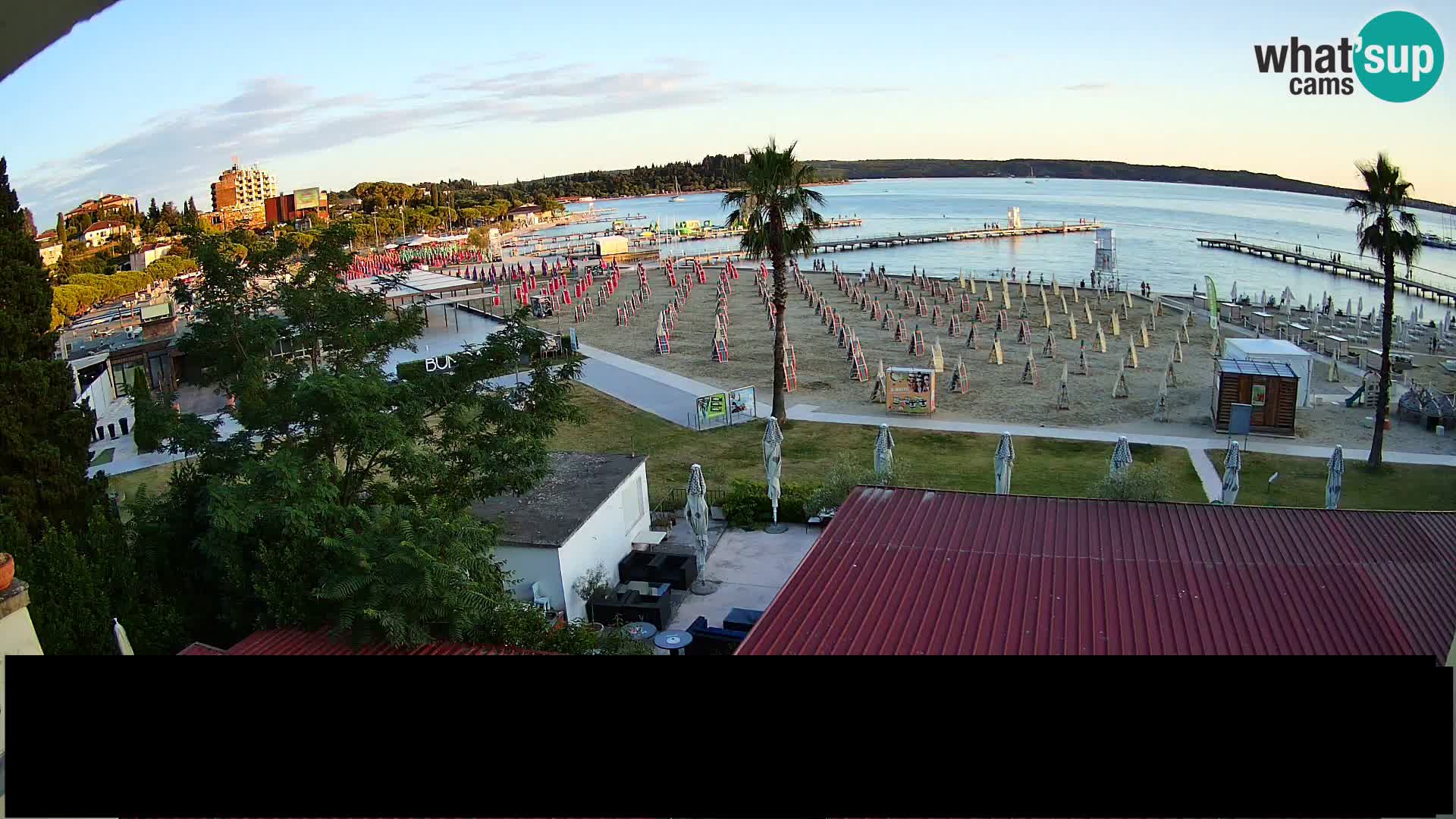 Webcam Portorož Strand – Karamela bar
