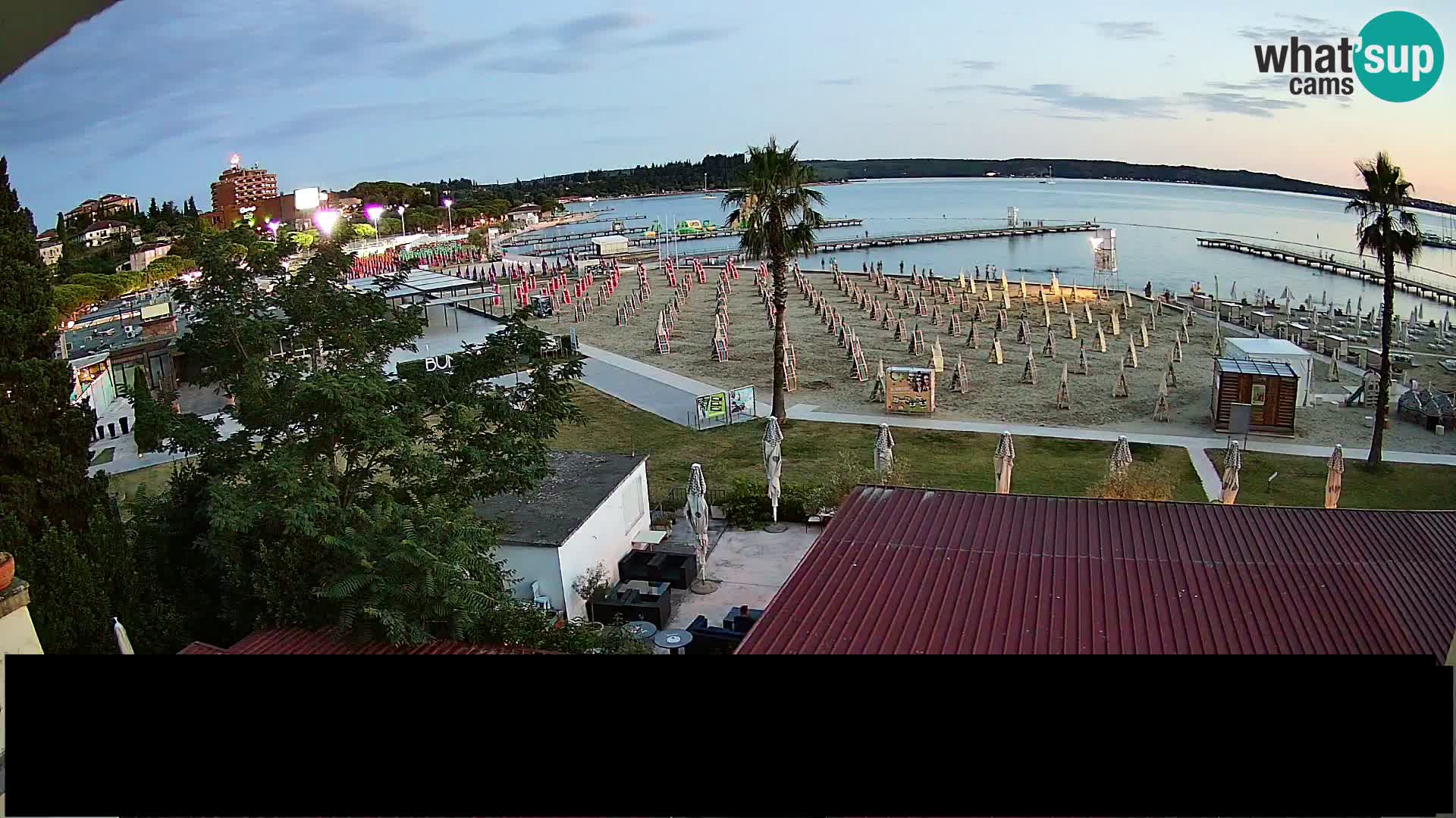 Spletna kamera Plaža Portorož