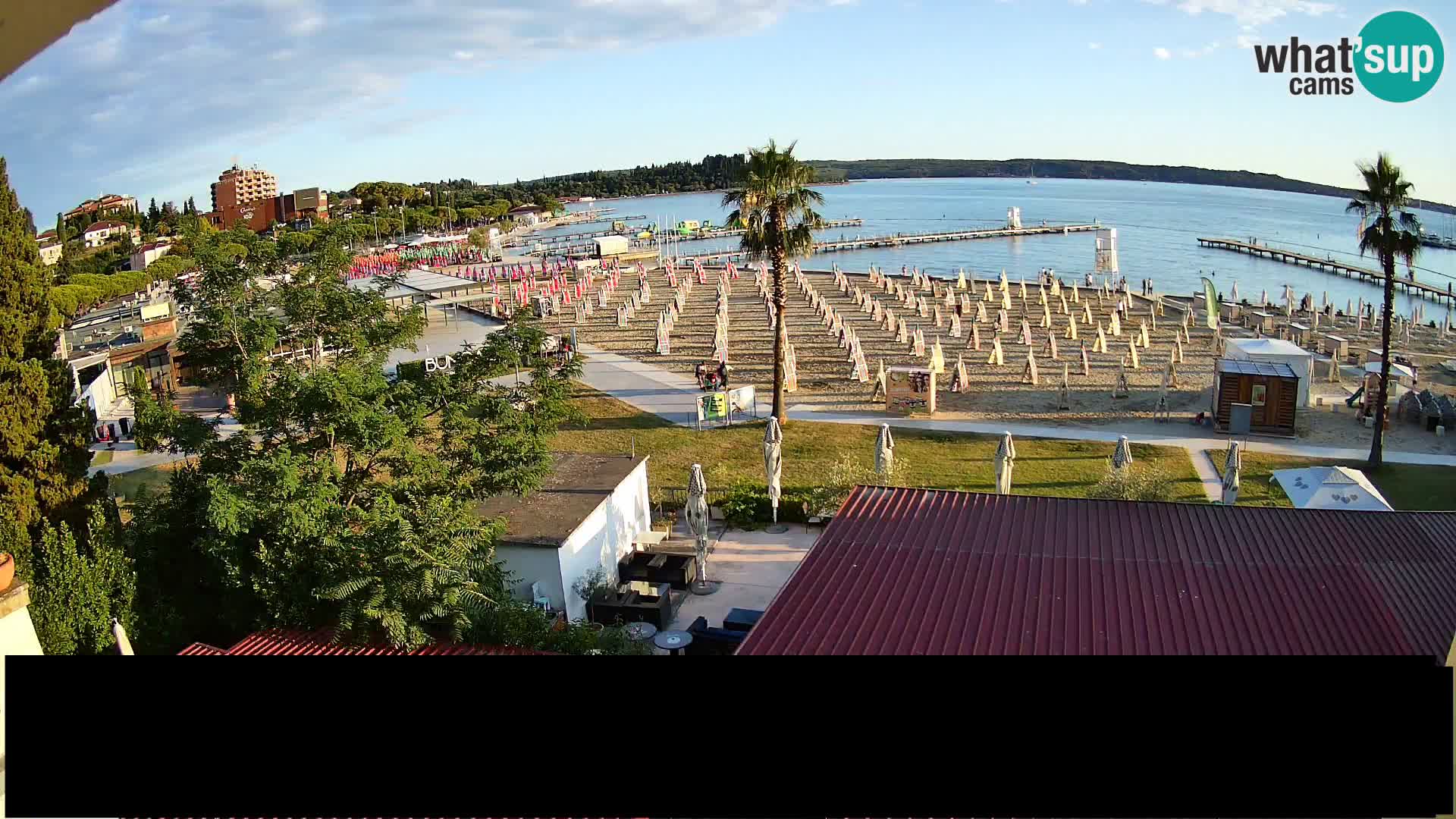Webcam Portorož Strand – Karamela bar