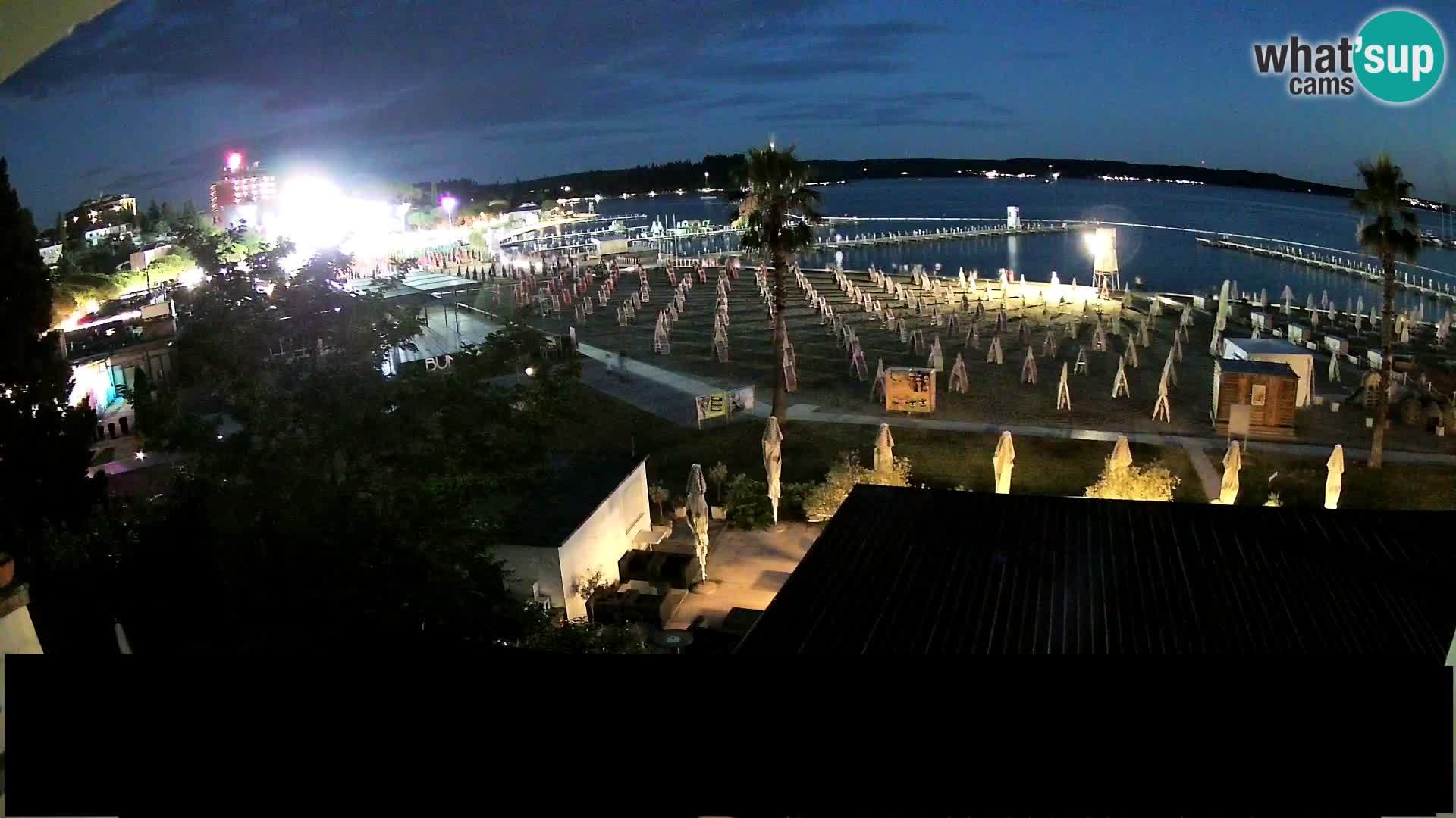 Plage Portorož live cam