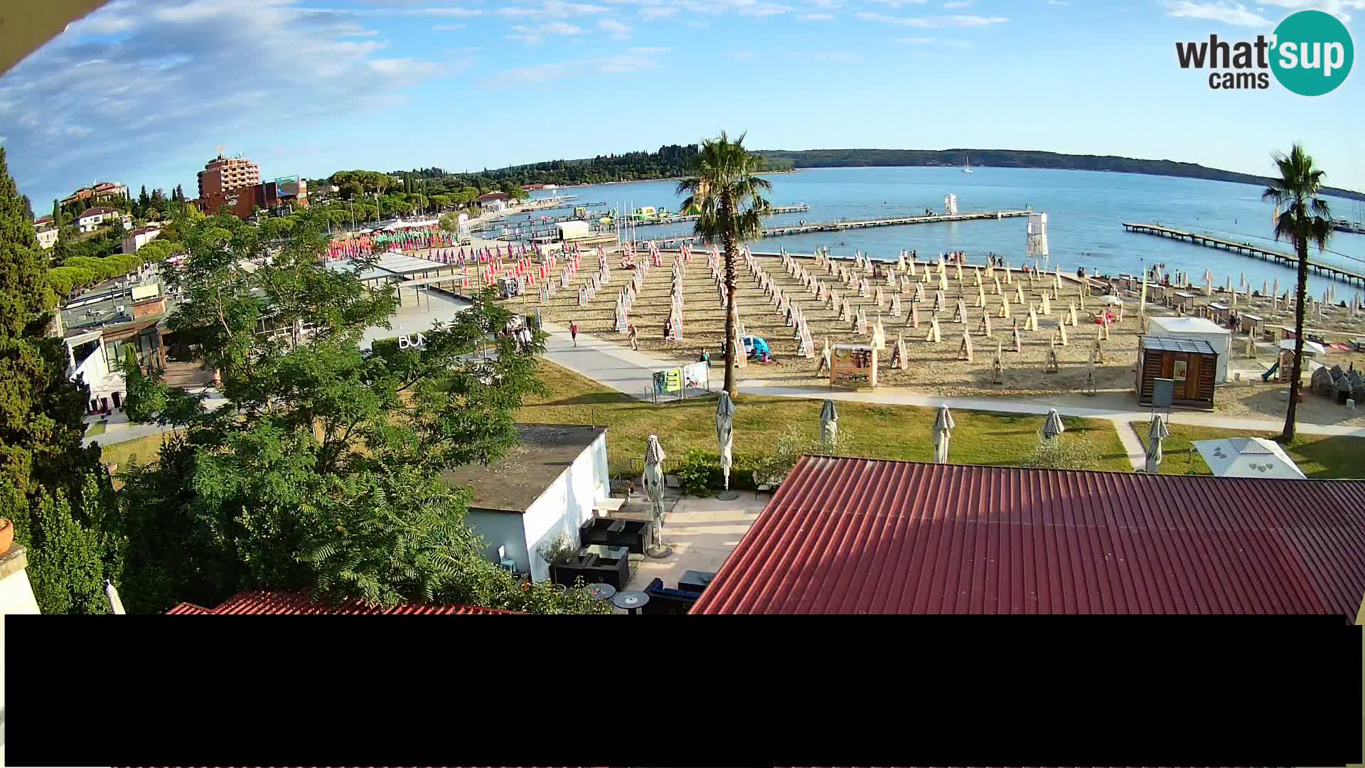 Plaža Portorož web kamera