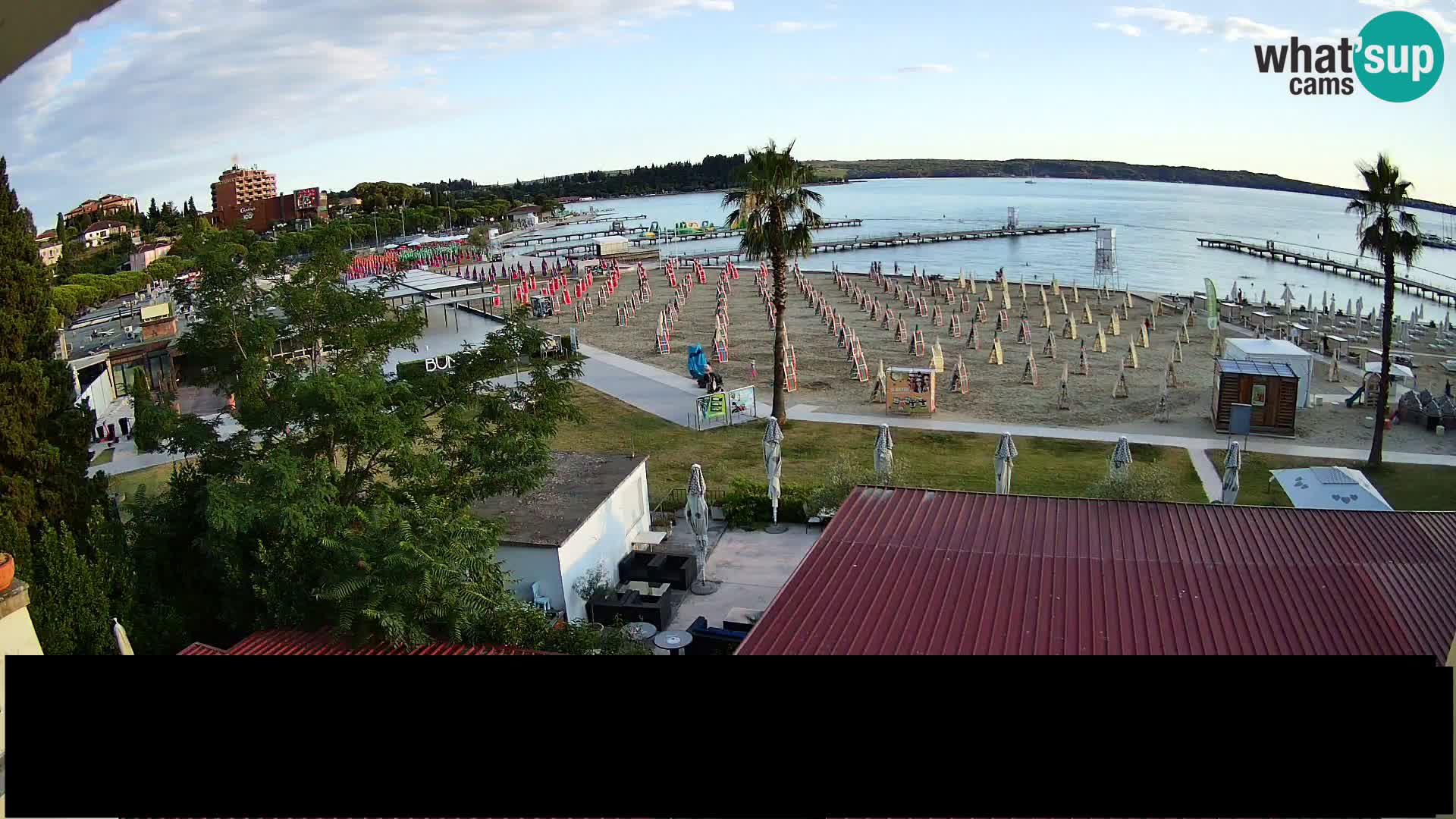 Web kamera Portorož plaža – Kavarna Karamela