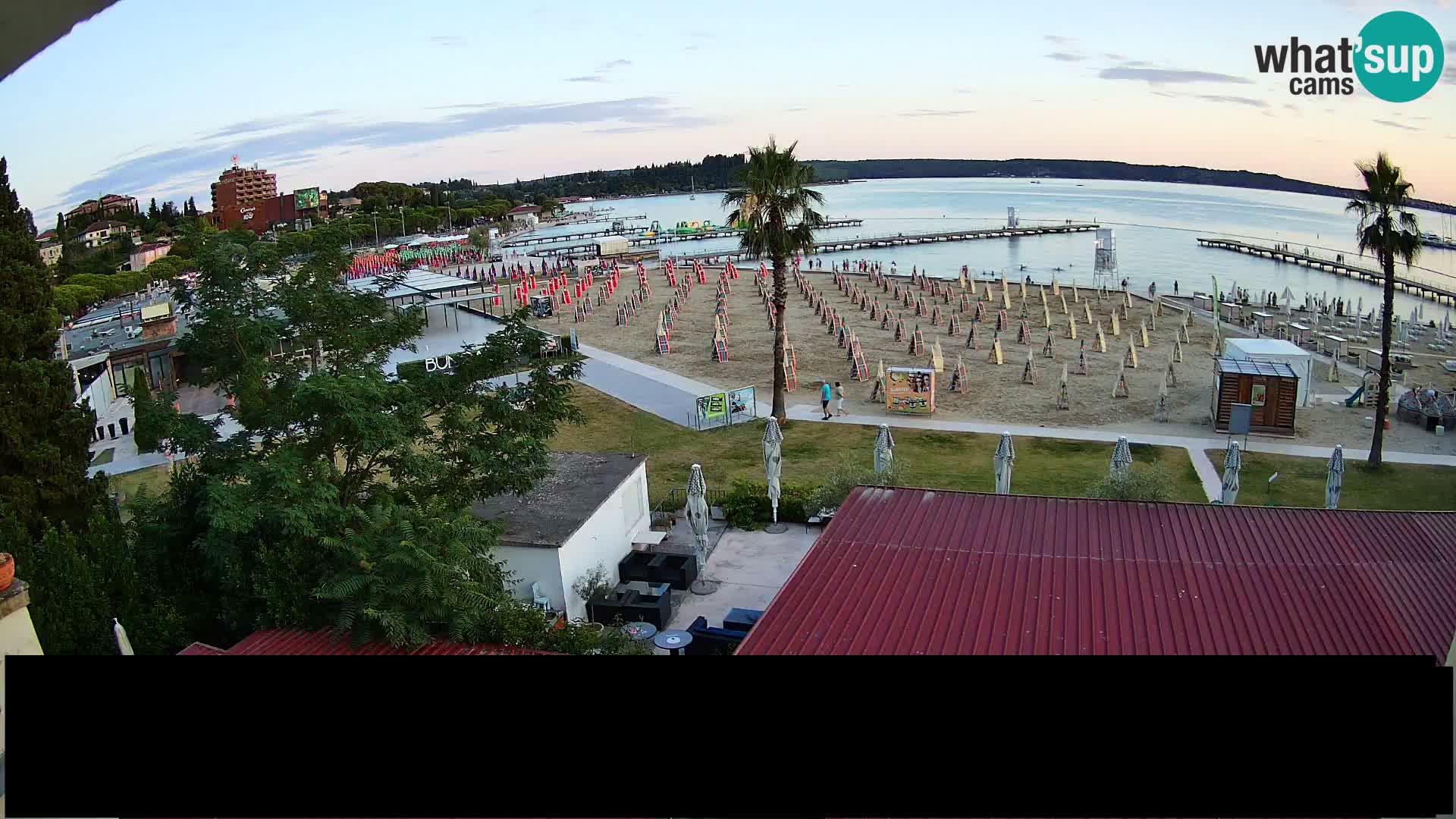 Web kamera Portorož plaža – Kavarna Karamela