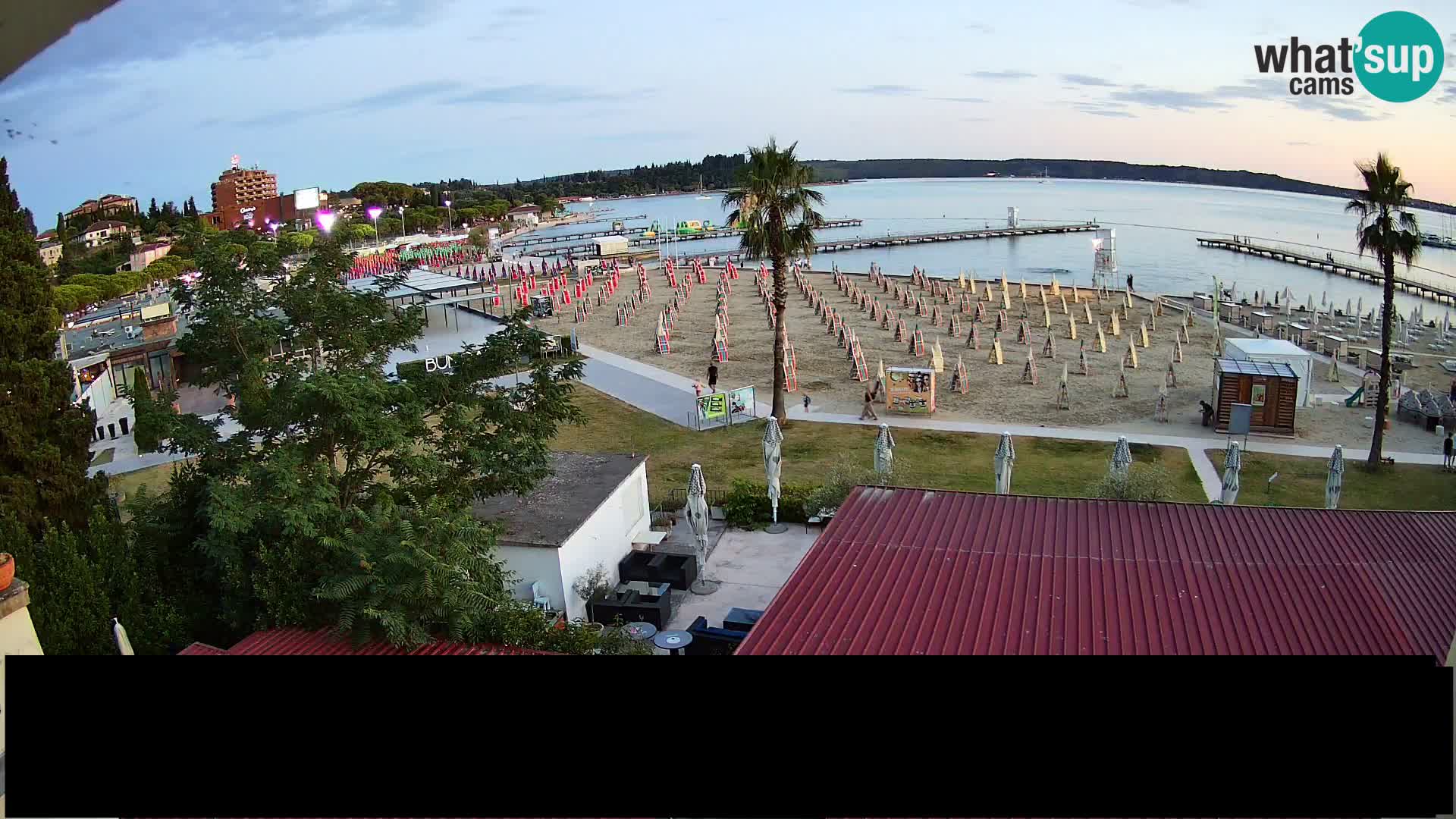 Webcam Live Playa de Portorož