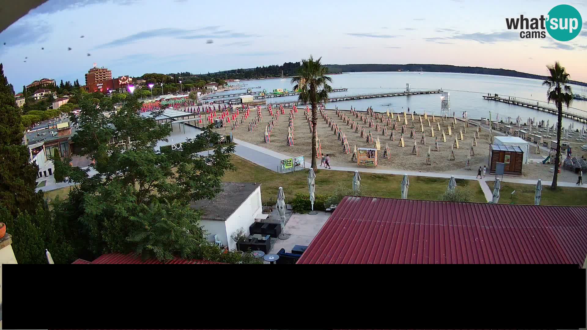 Webcam Portorož Strand – Karamela bar