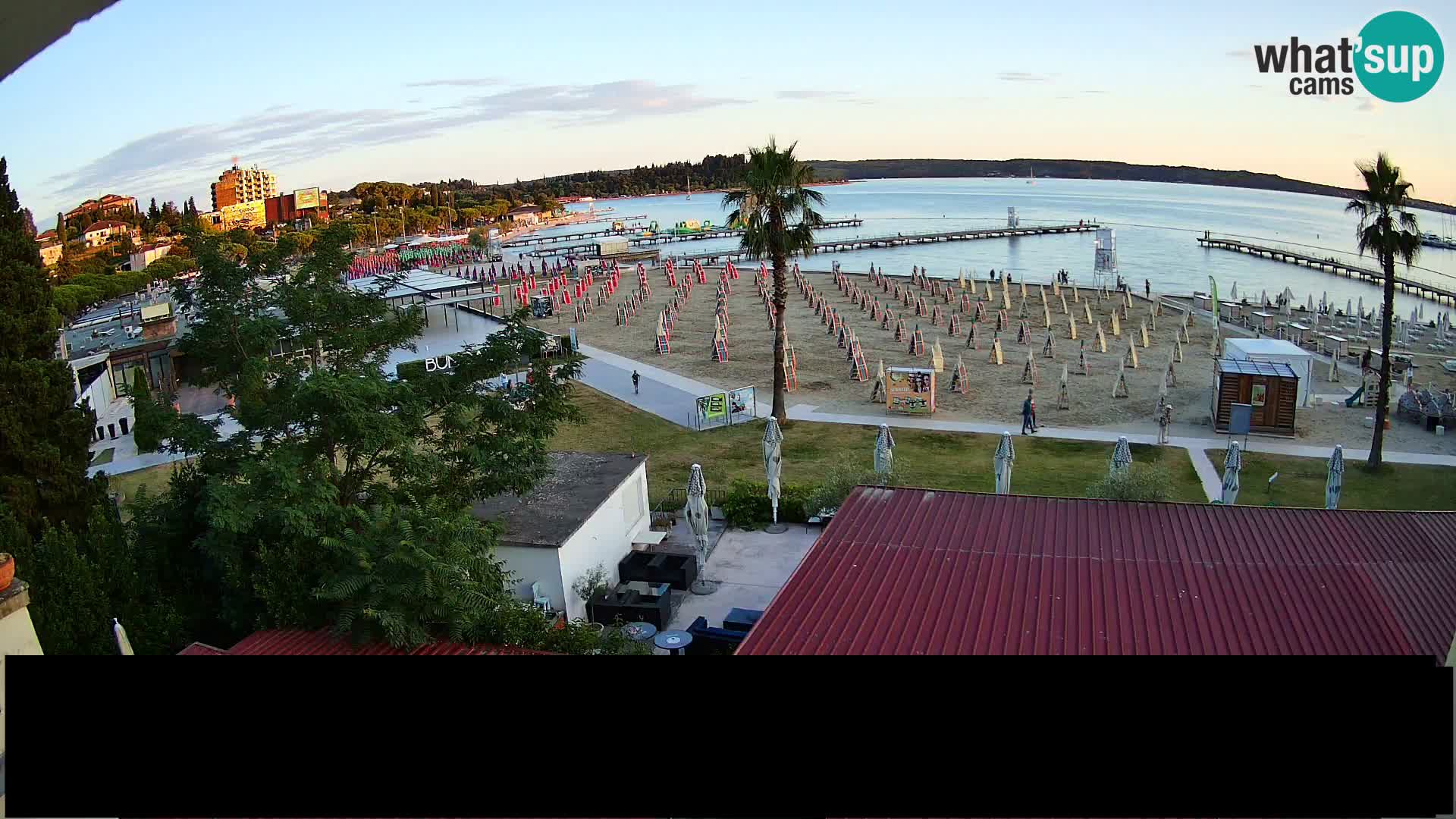 Web kamera Portorož plaža – Kavarna Karamela