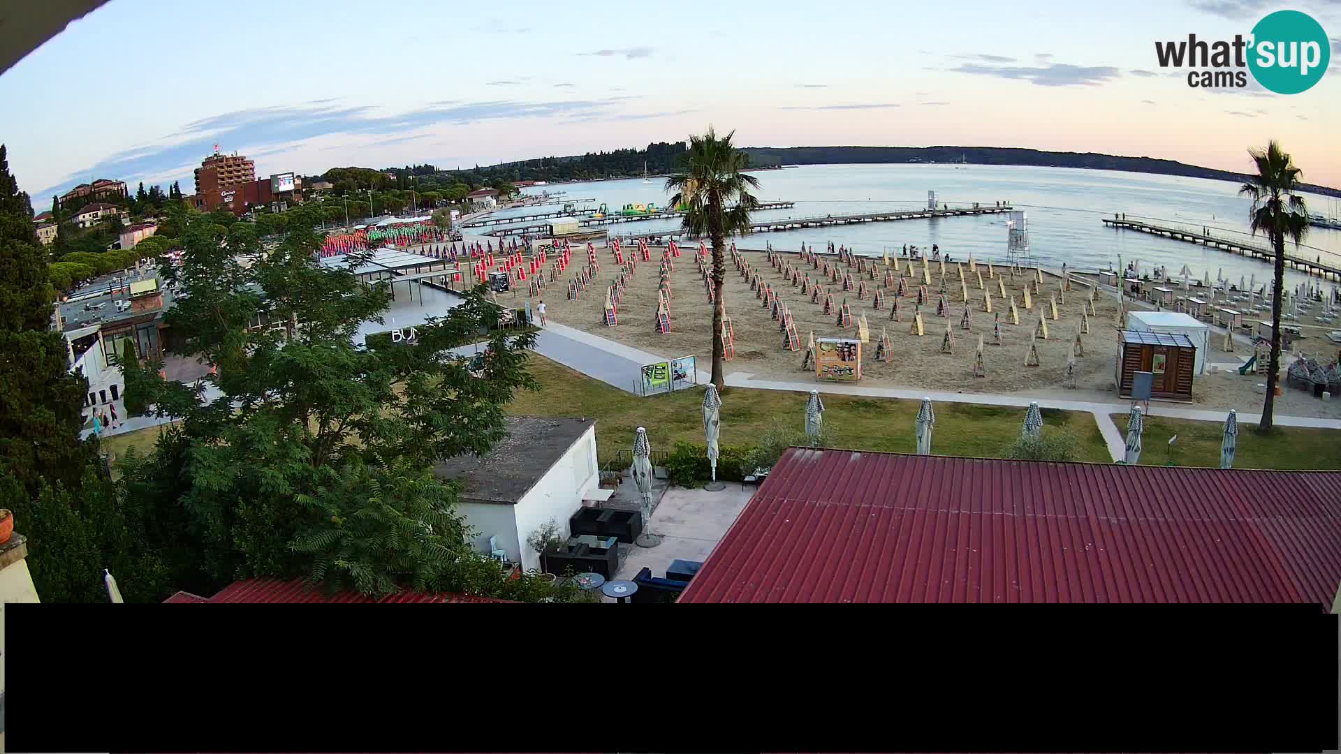 Spiaggia di Portorose live webcam